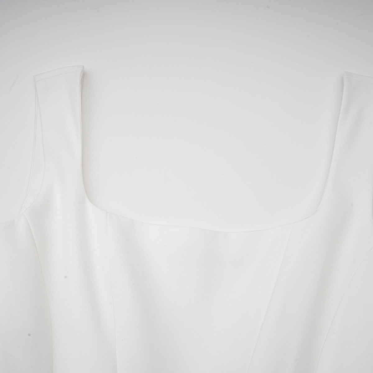 Sadie white pleated corset gown dress (Final Sale-US Only)