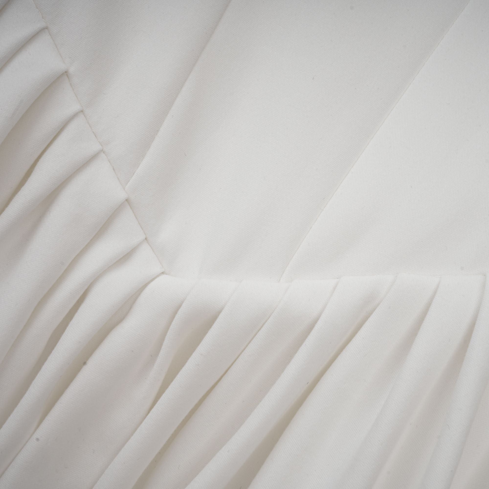 Sadie white pleated corset gown dress (US Only)