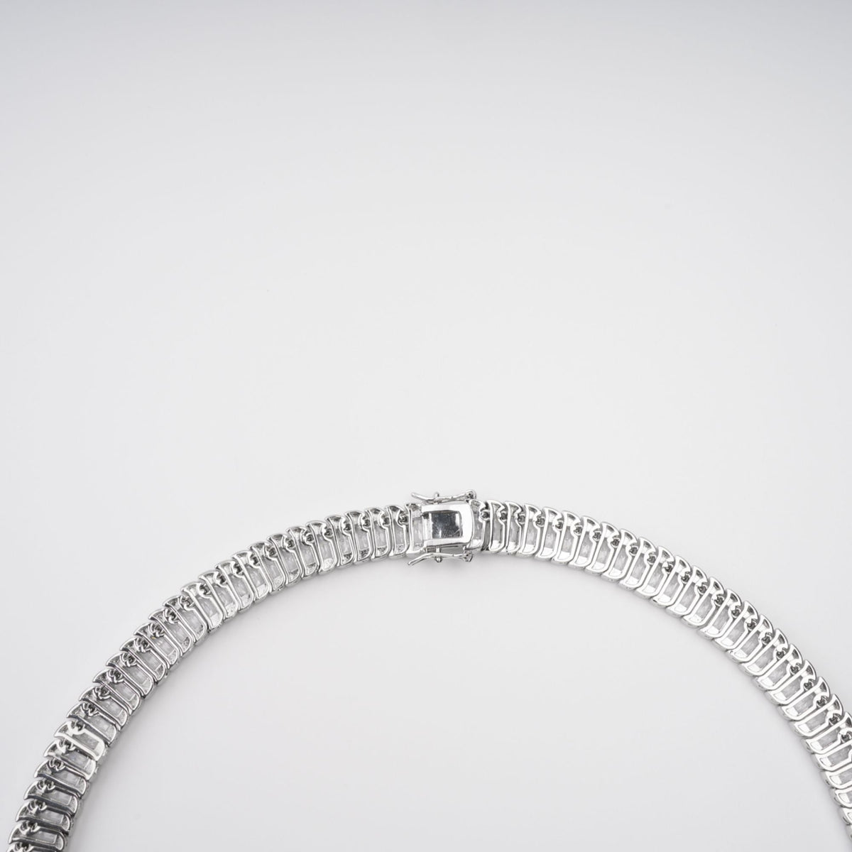 Albane Sliver Tone Crystal-Embellished Necklace