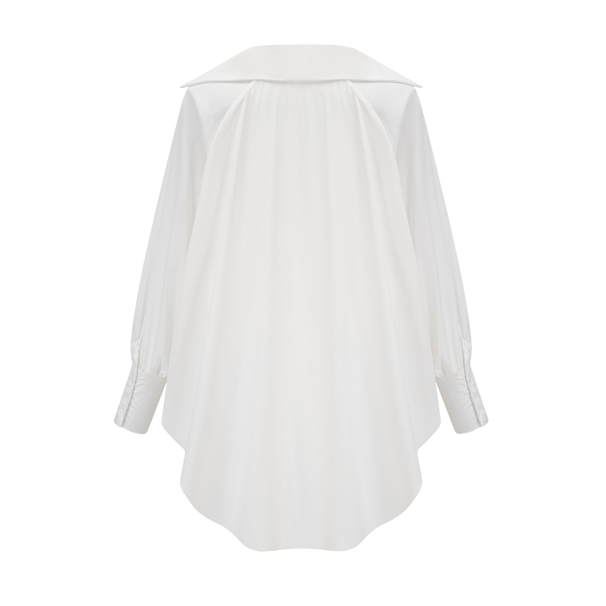 Marion high-low puffed shirt