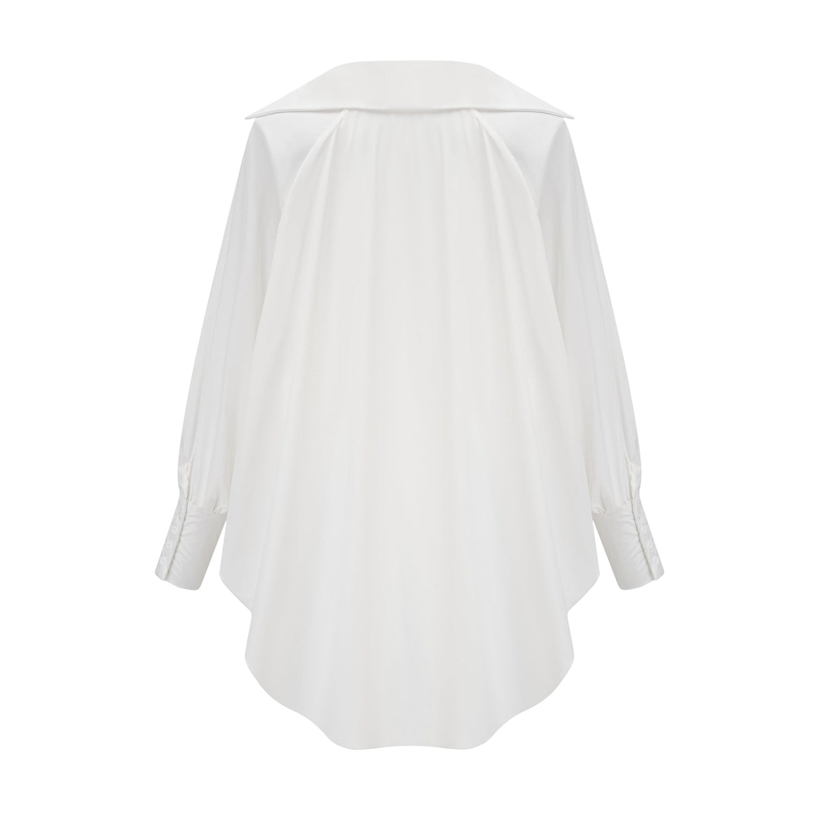 Marion high-low puffed shirt