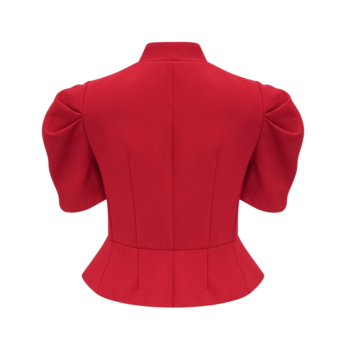 Colette red pleated blouse & skirt matching set (Final Sale-US Only)