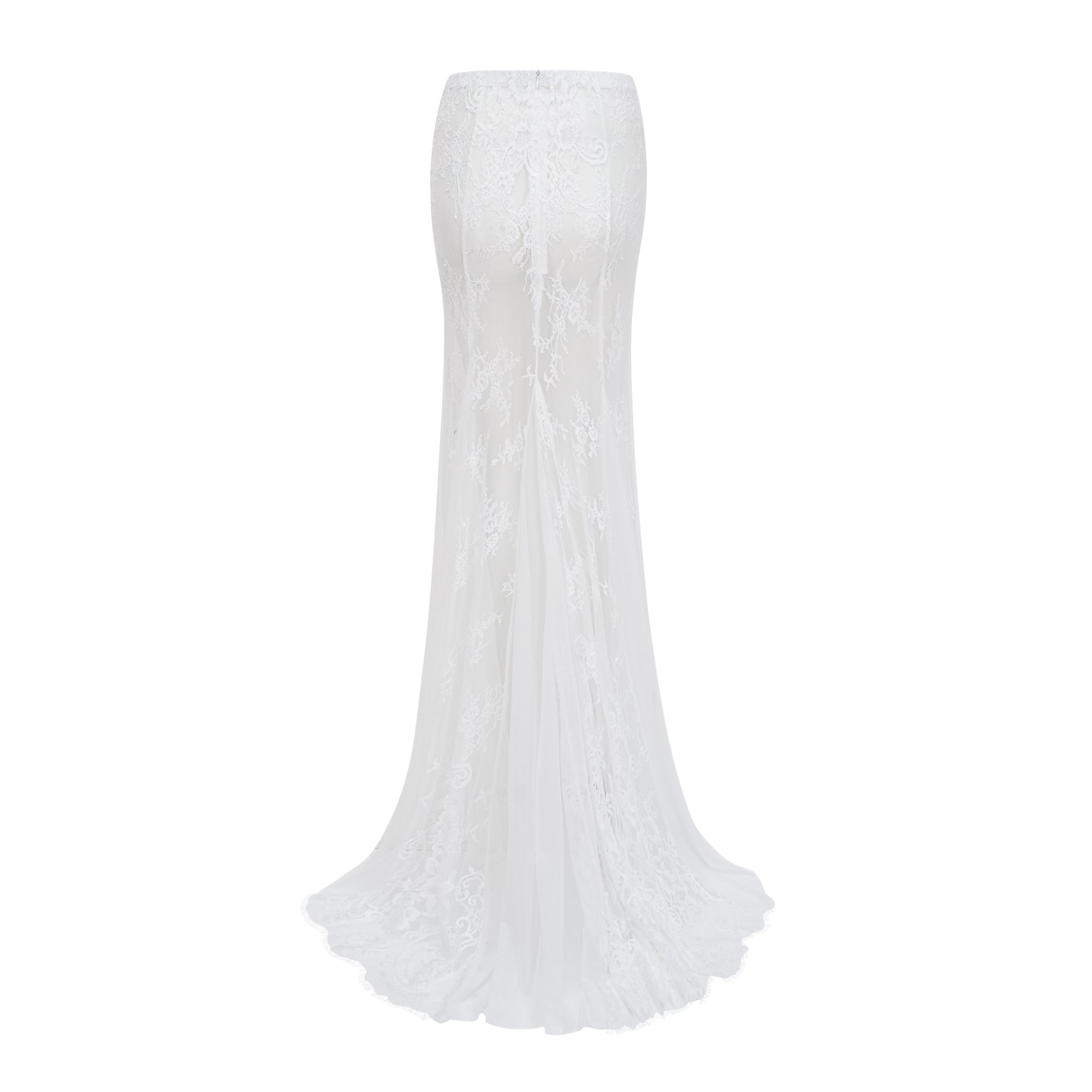 Margherita White Floral Lace Dress & Skirt Set (Final Sale-US Only)