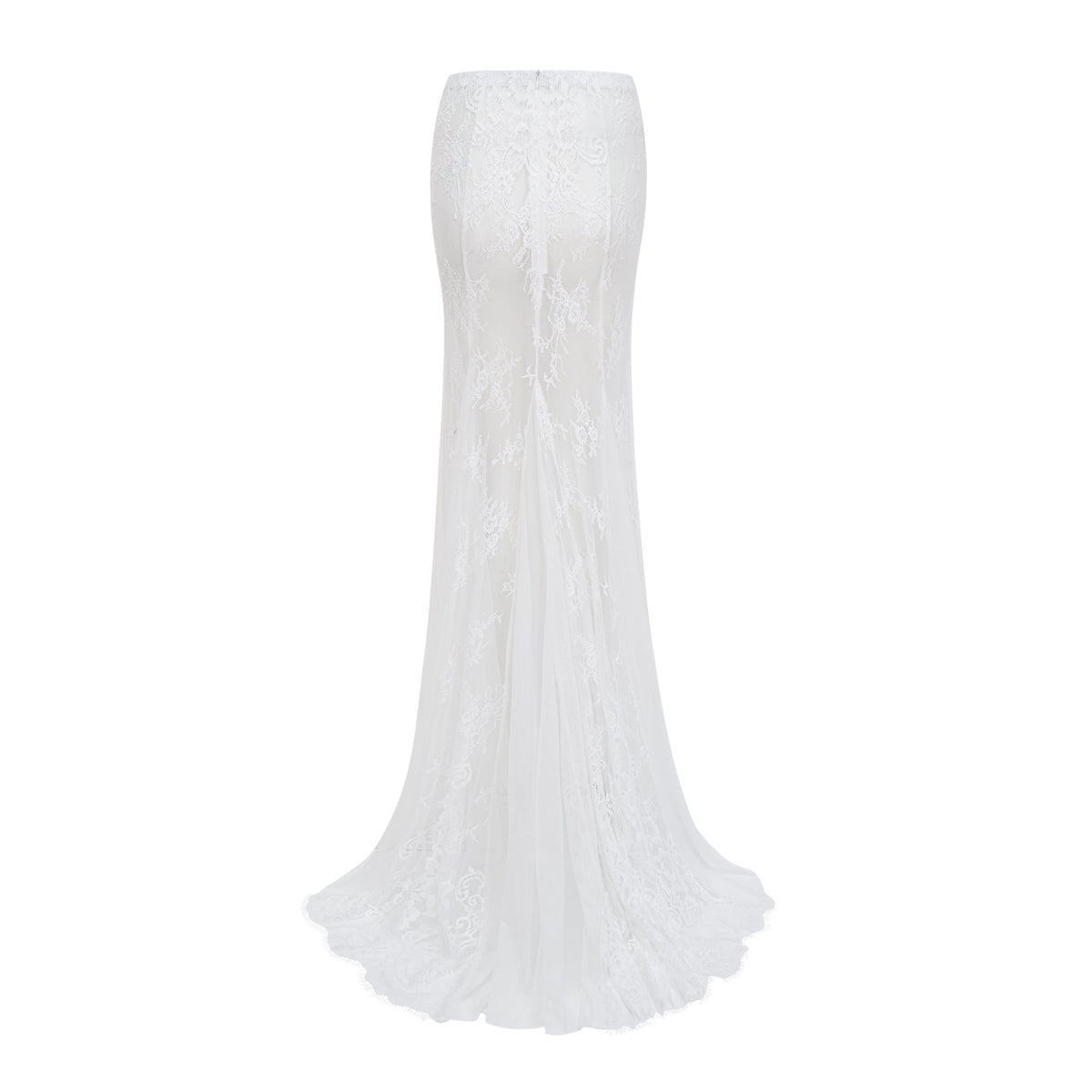 Margherita White Floral Lace Dress & Skirt Set (Final Sale-US Only)