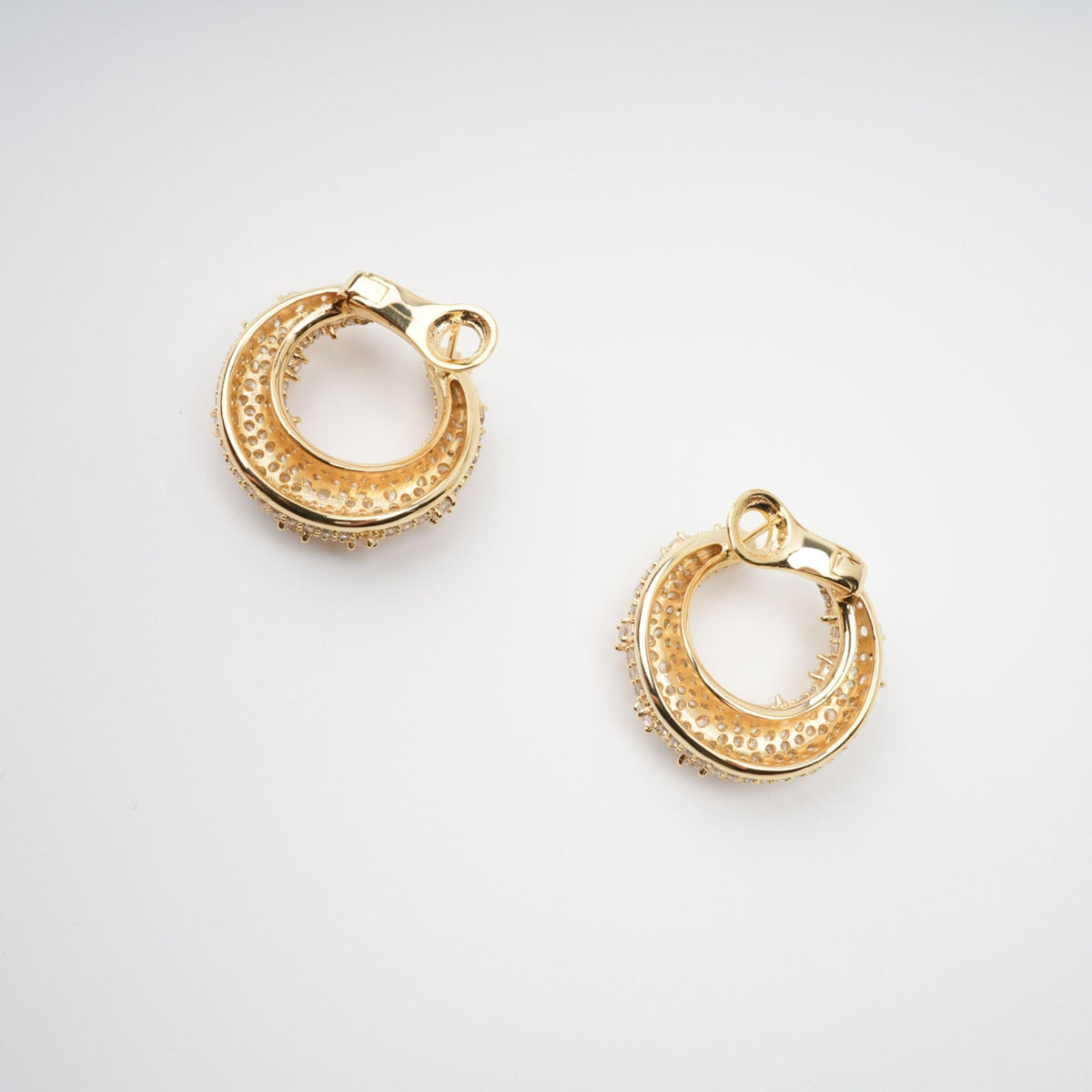 Colette Gold Crystal Embellished Earrings