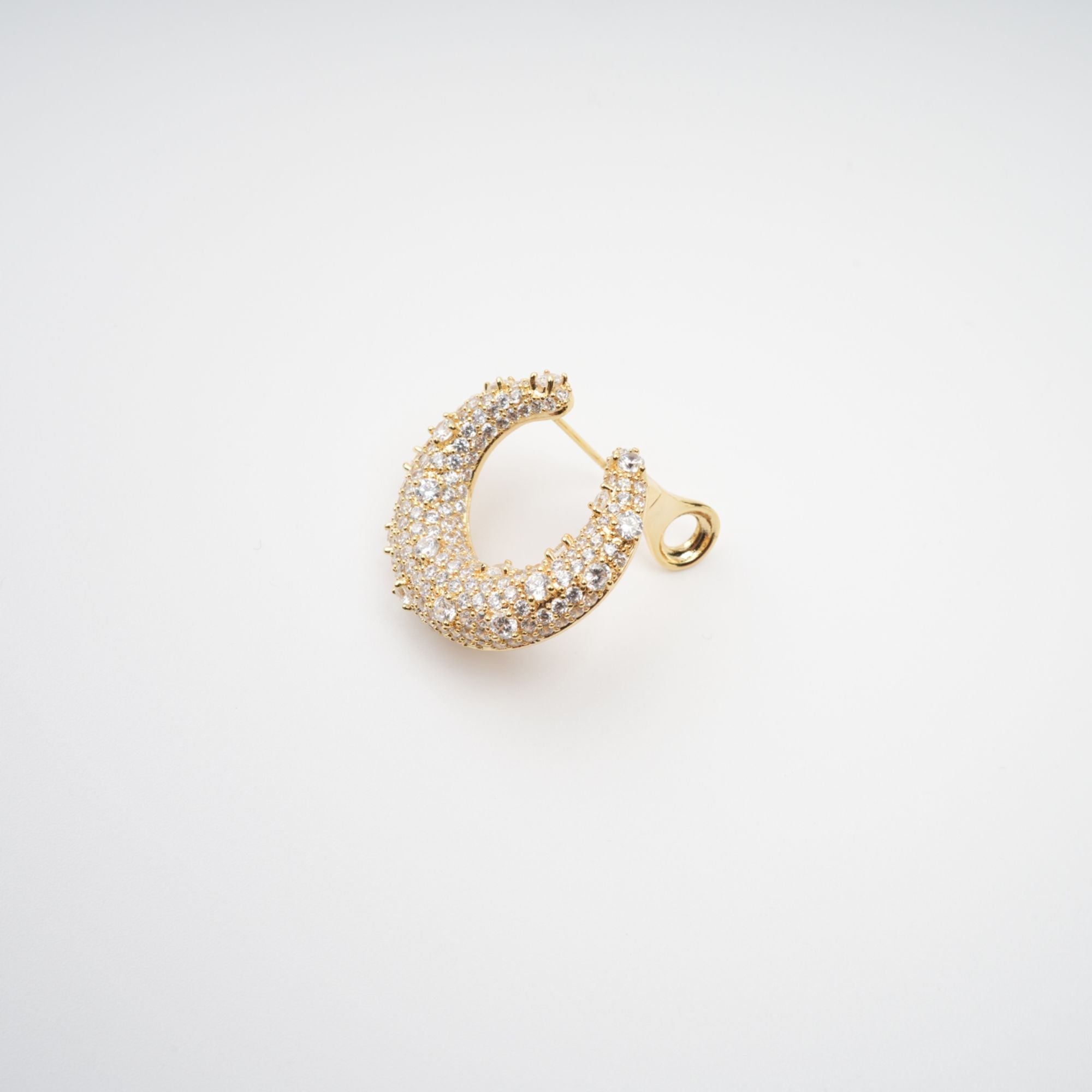 Colette Gold Crystal Embellished Earrings