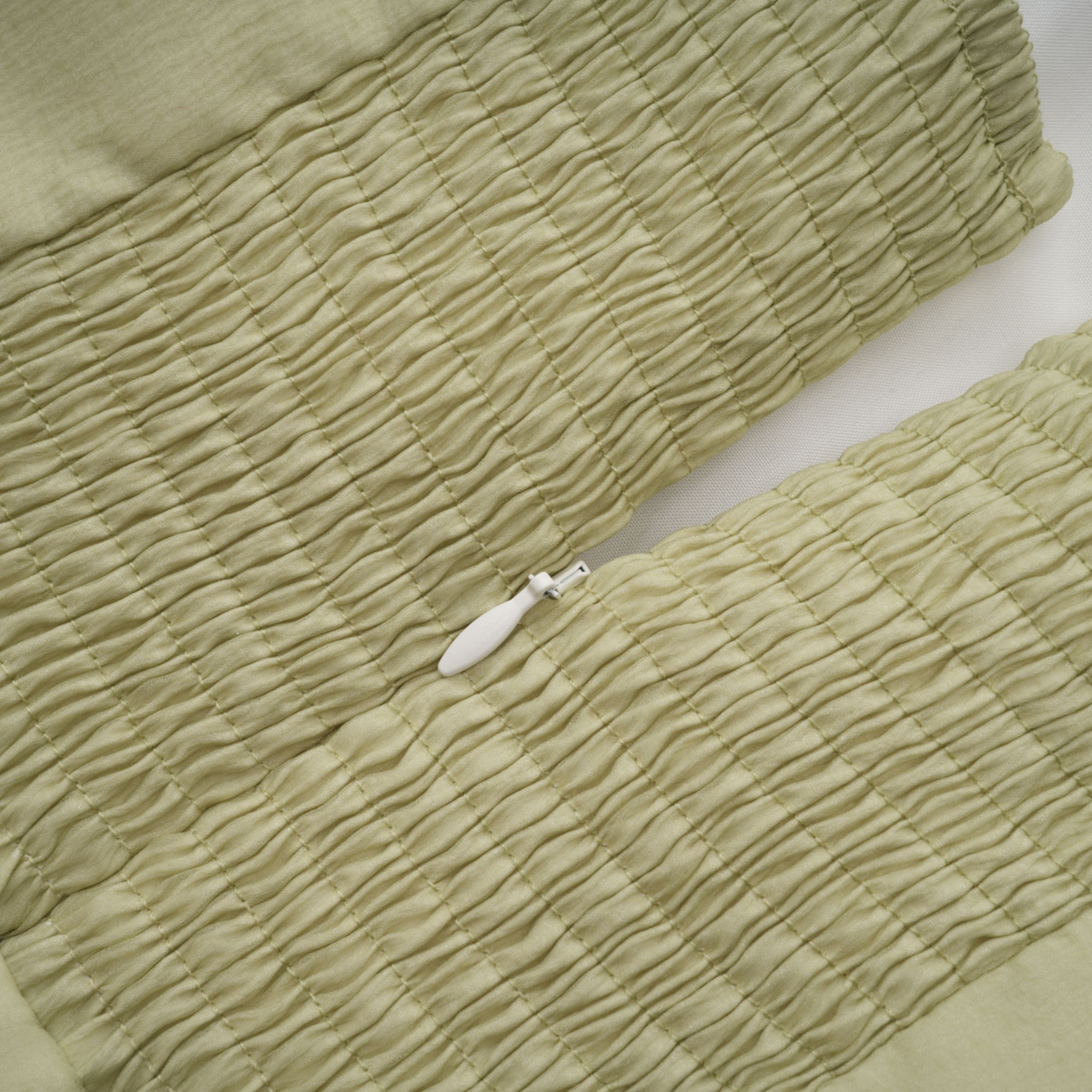 Matcha Ruffled Shirred Tulle Maxi Dress