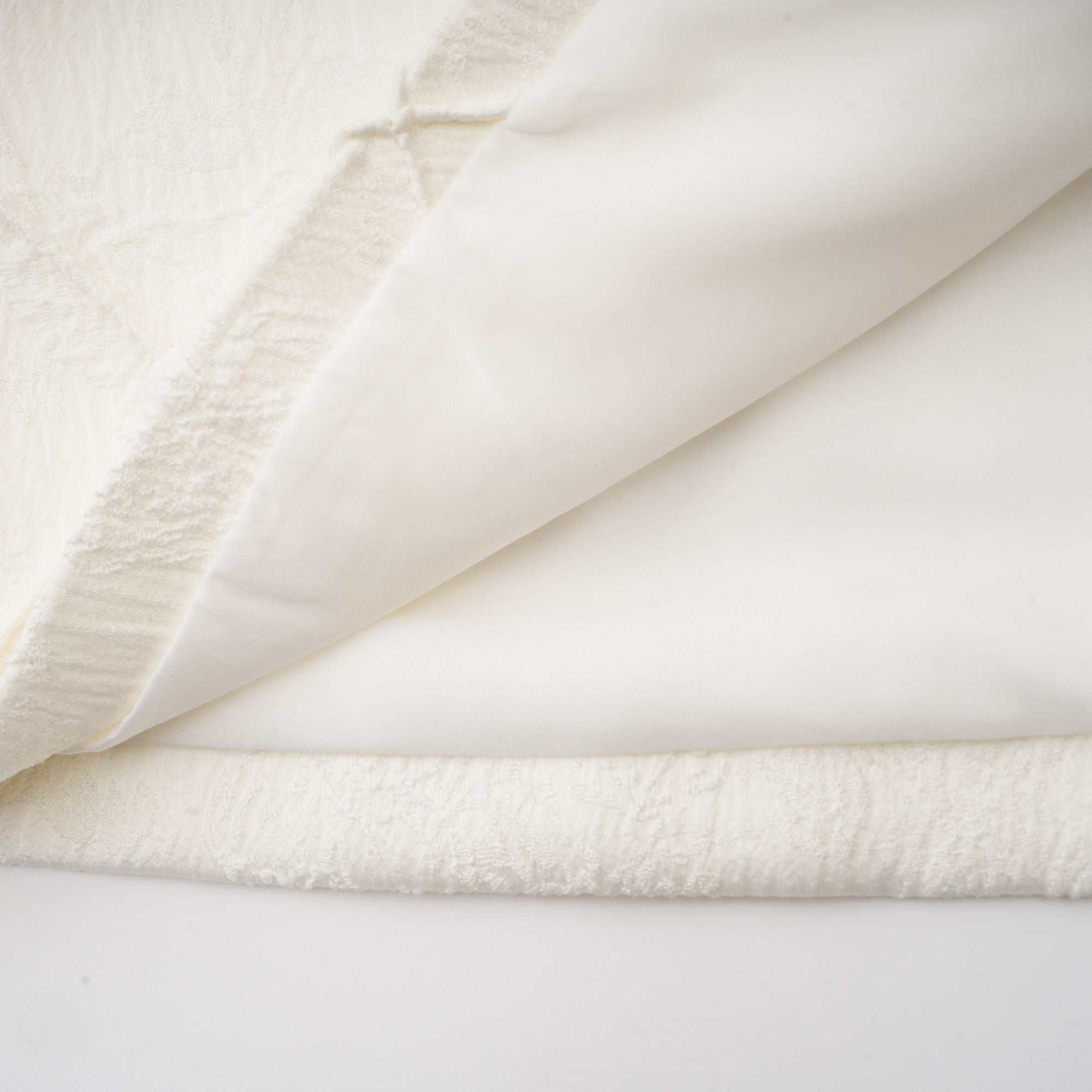 Coralie white petal-detail buttoned mini dress