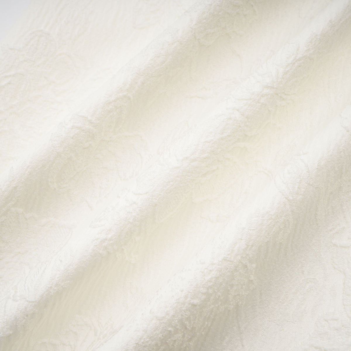 Coralie white petal-detail buttoned mini dress