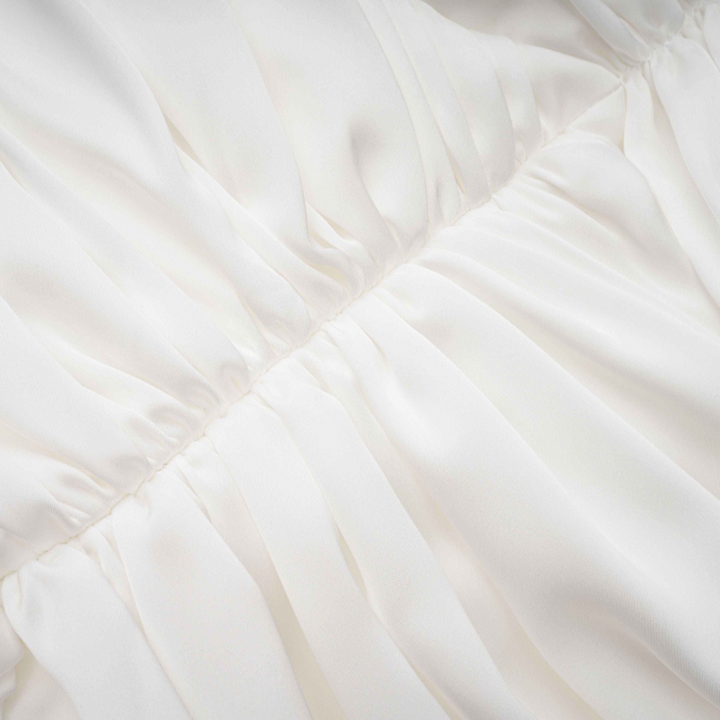 Palesa White Pleated Glossy Maxi Dress & Cape Set (Final Sale-US Only)