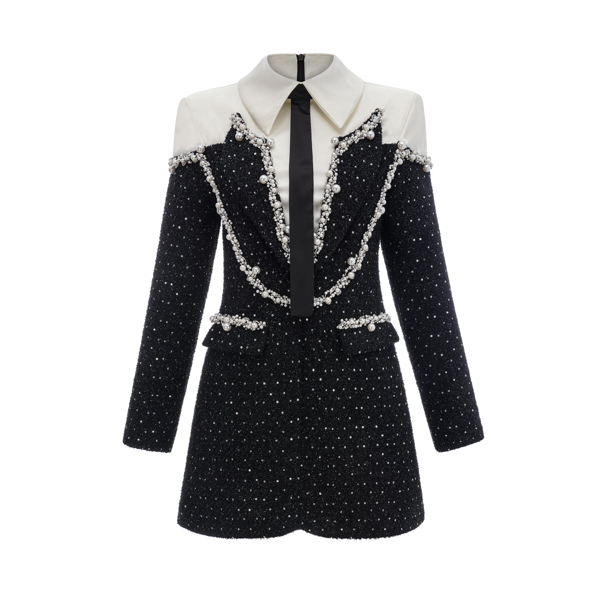 Éléonore faux-pearl tweed mini dress (Final Sale-US Only)