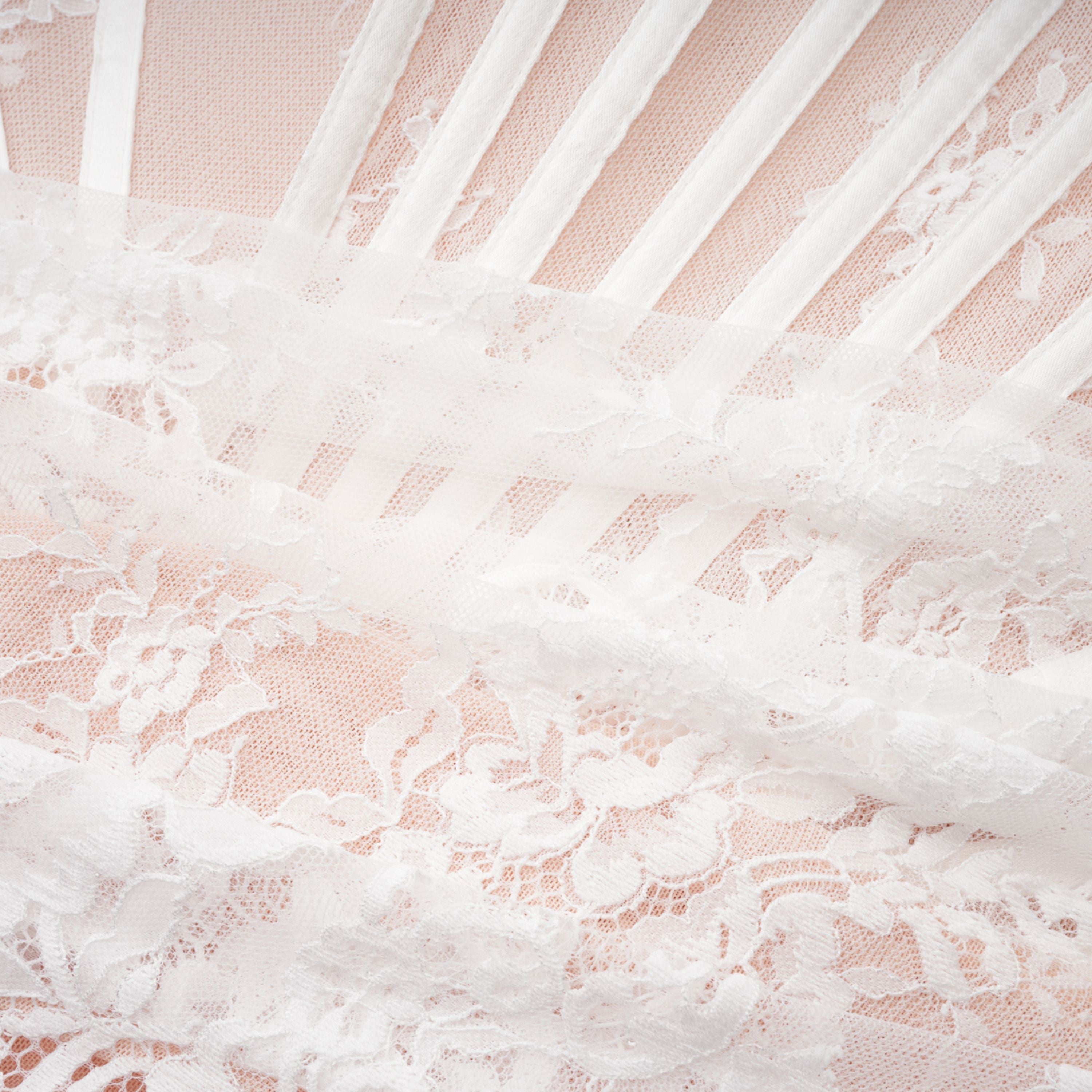 Margherita White Floral Lace Dress & Skirt Set (Final Sale-US Only)