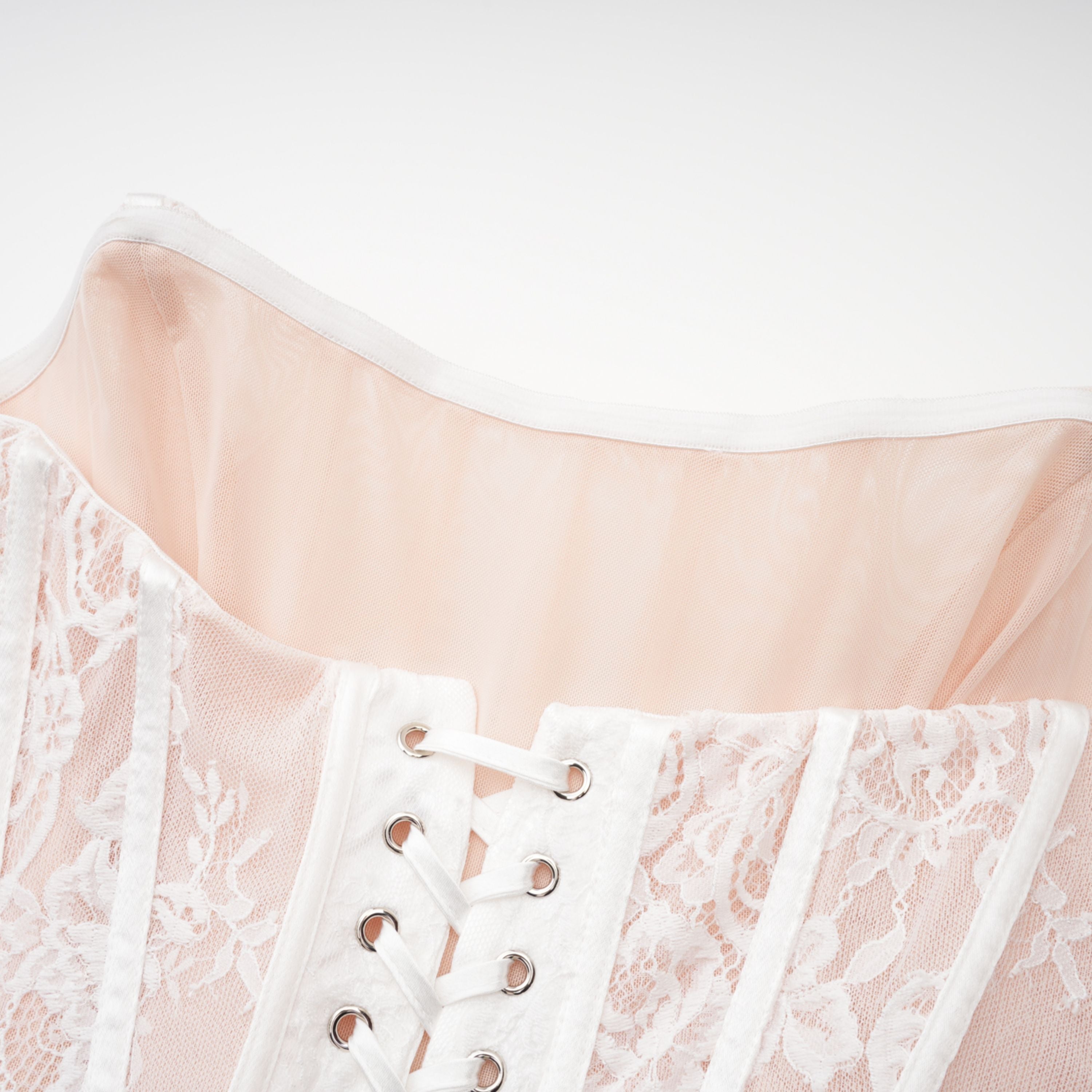 Margherita White Floral Lace Dress & Skirt Set (Final Sale-US Only)