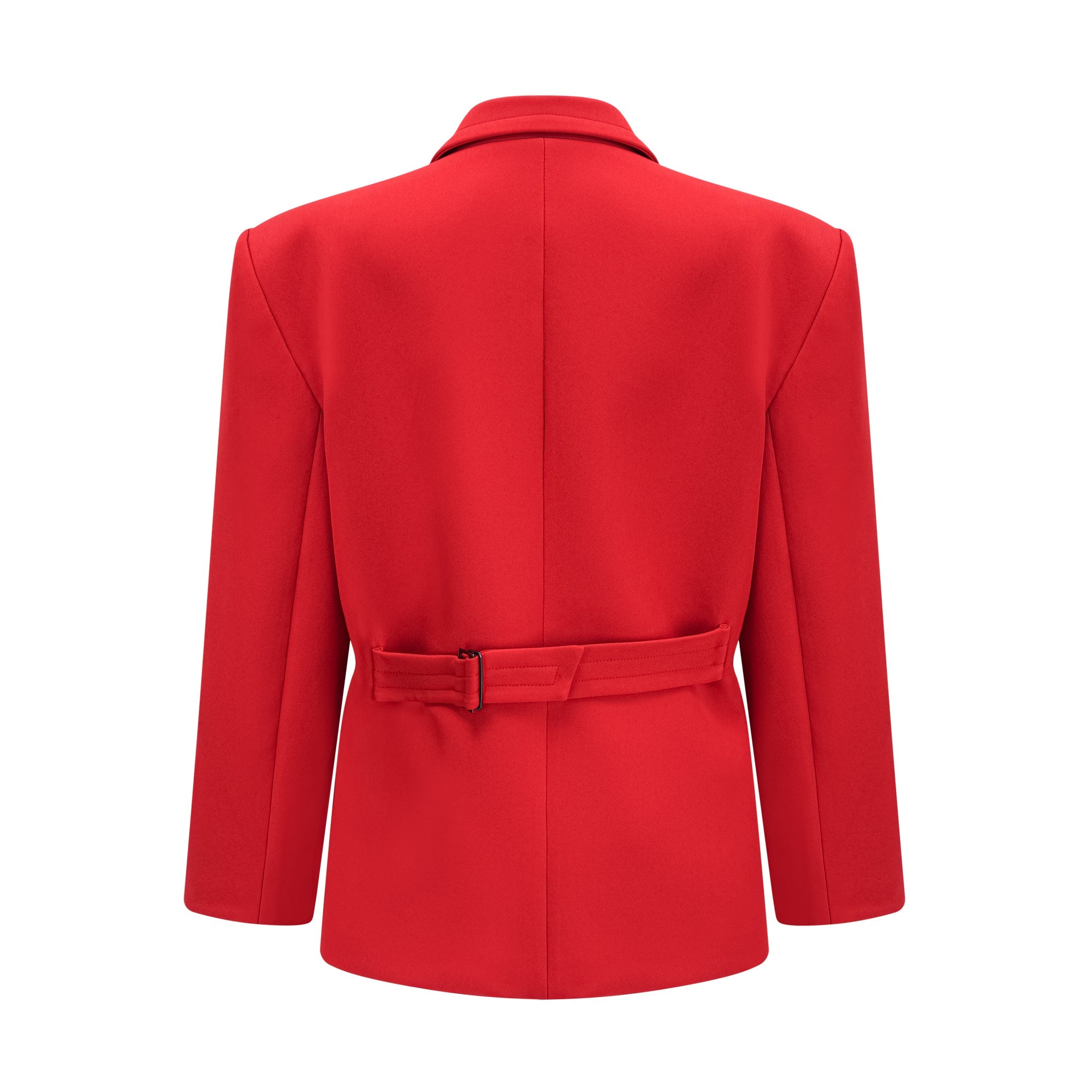 Coline red hourglass double-breasted blazer(Final Sale-US Only)