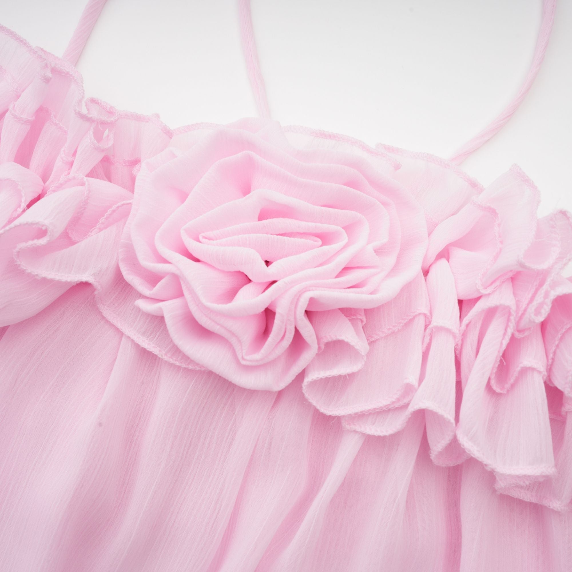 Darcy pink strapless semi-sheer top