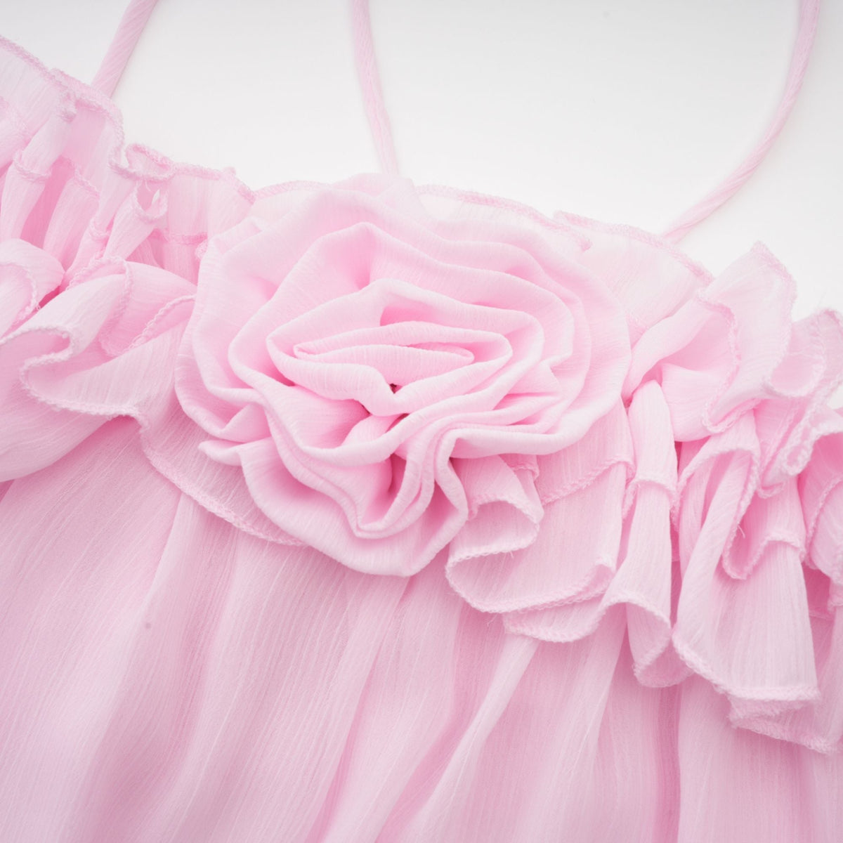 Darcy pink strapless semi-sheer top