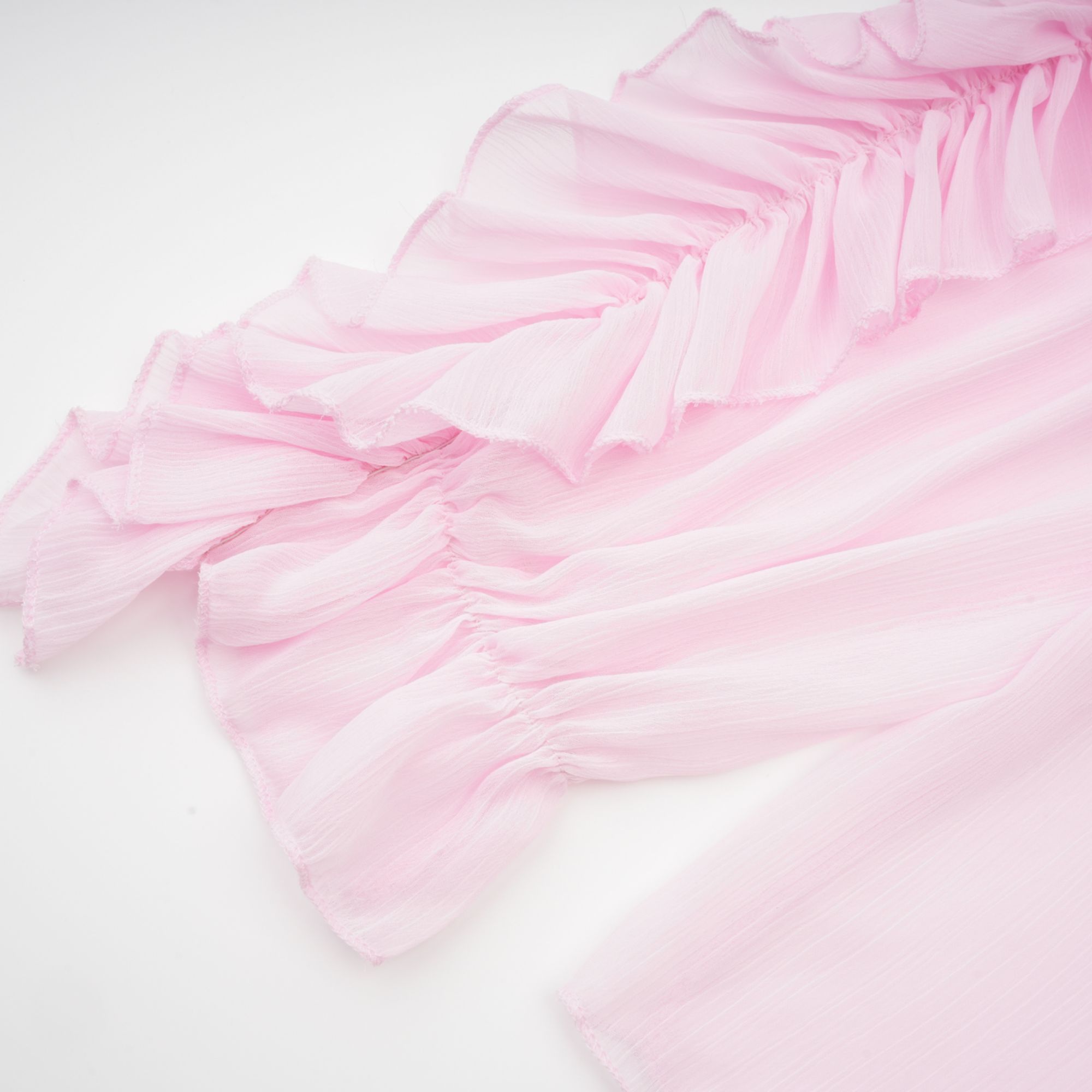 Darcy pink strapless semi-sheer top