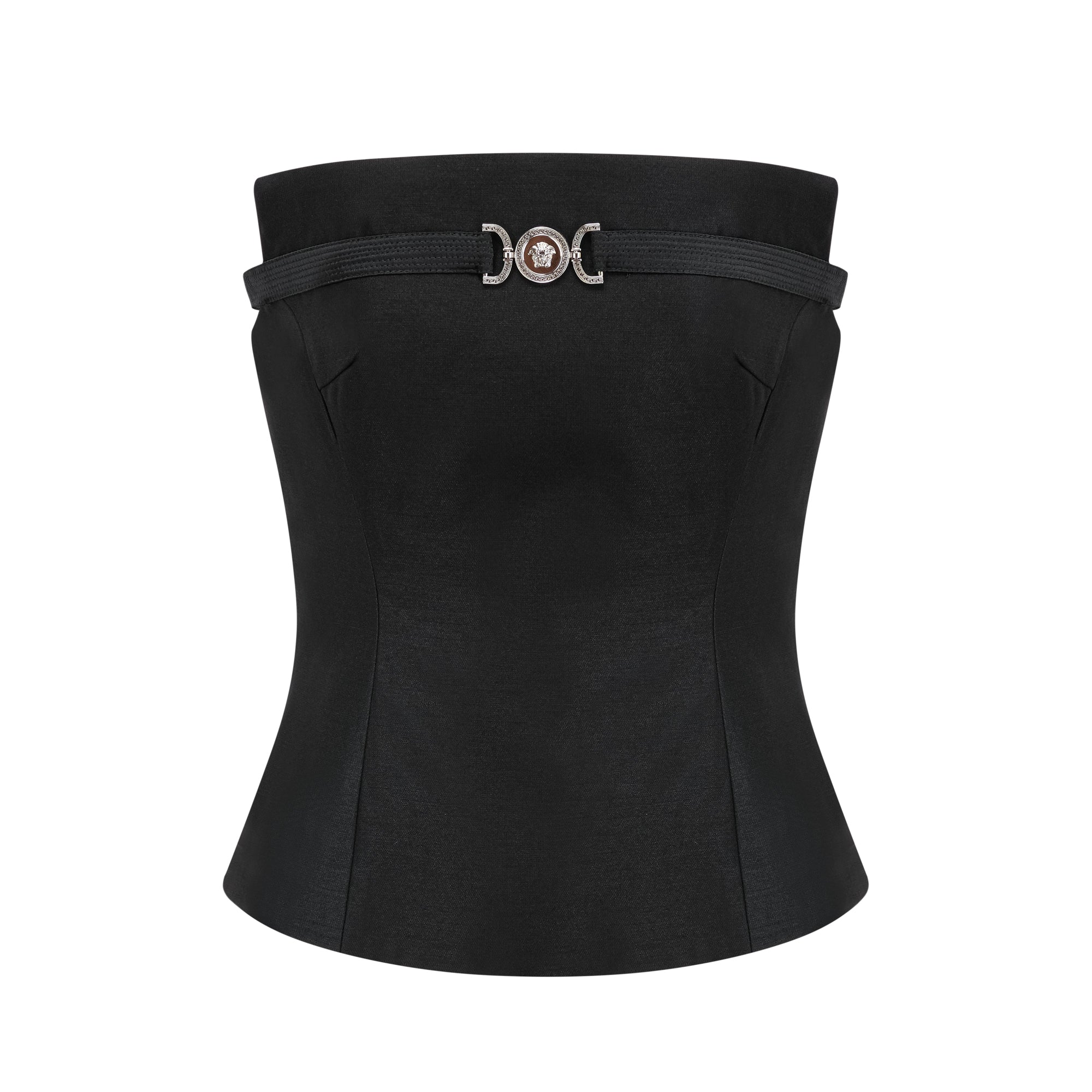 Margaux black top & skirt matching set