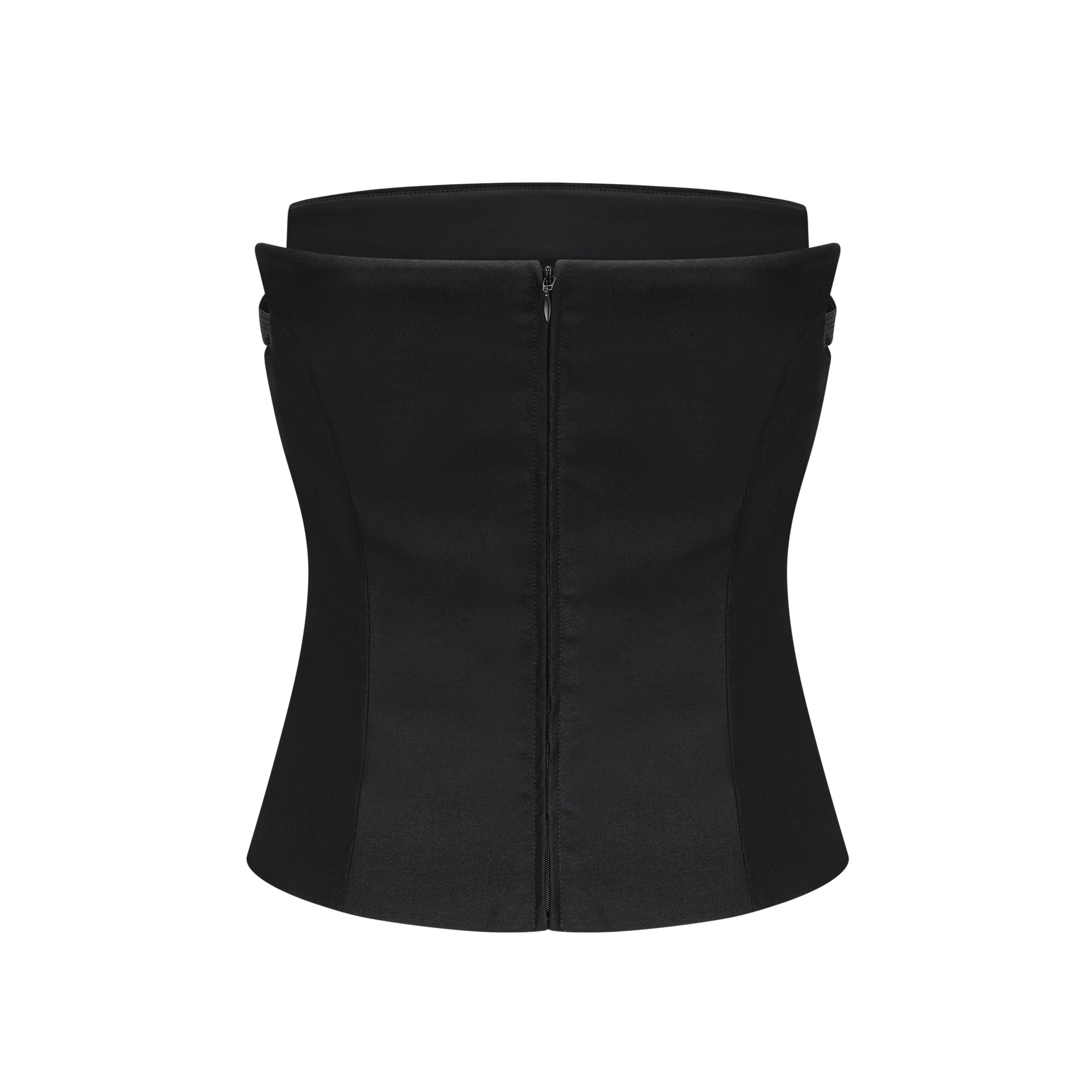 Margaux black top & skirt matching set