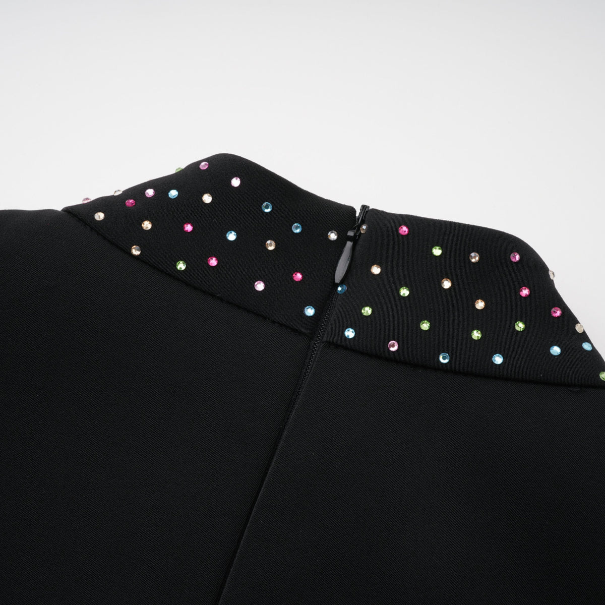 Rosaria Black Embellished Constellation Mini Dress (Final Sale)