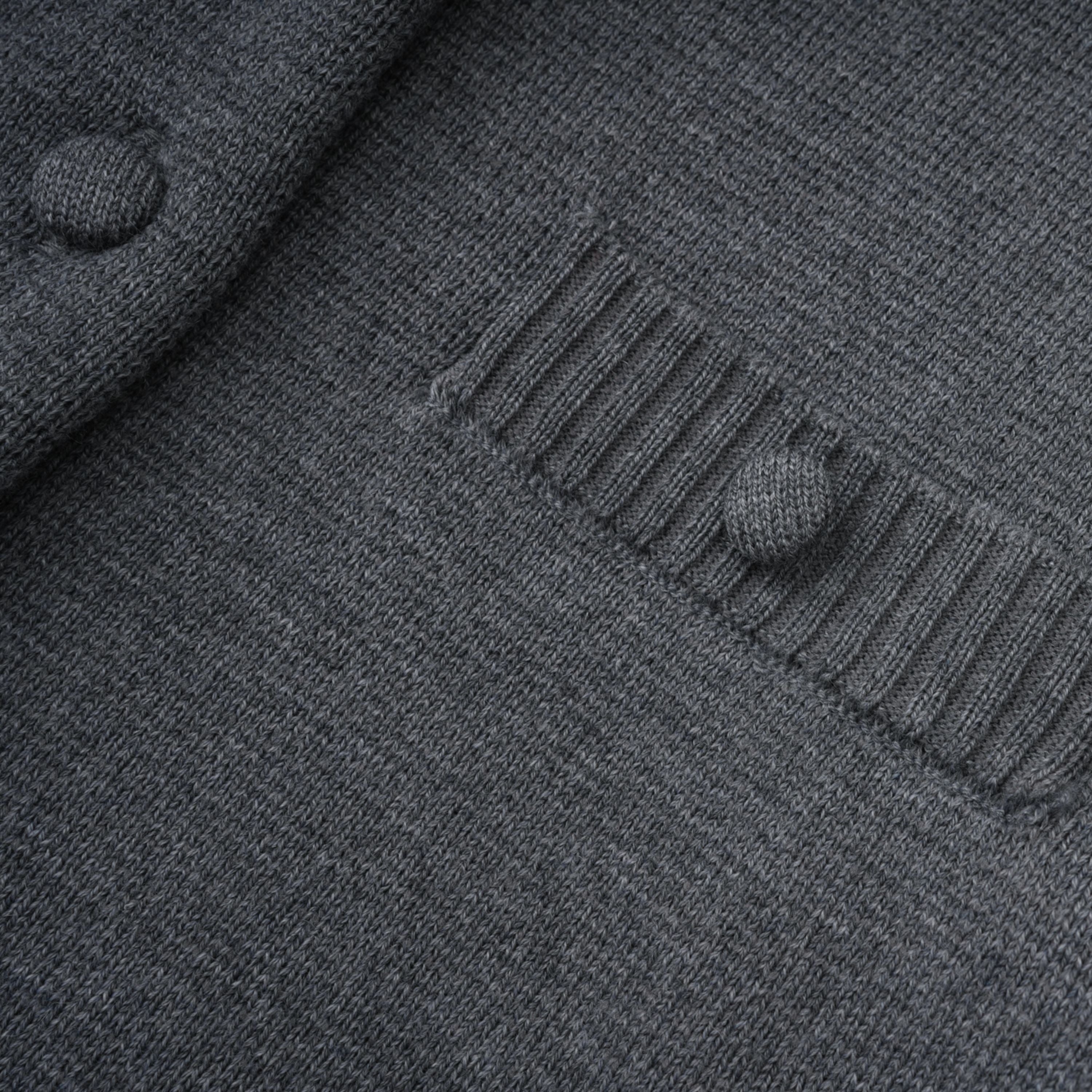 Lisette Grey 3D Petal Knit Cardigan (Final Sale-US Only)