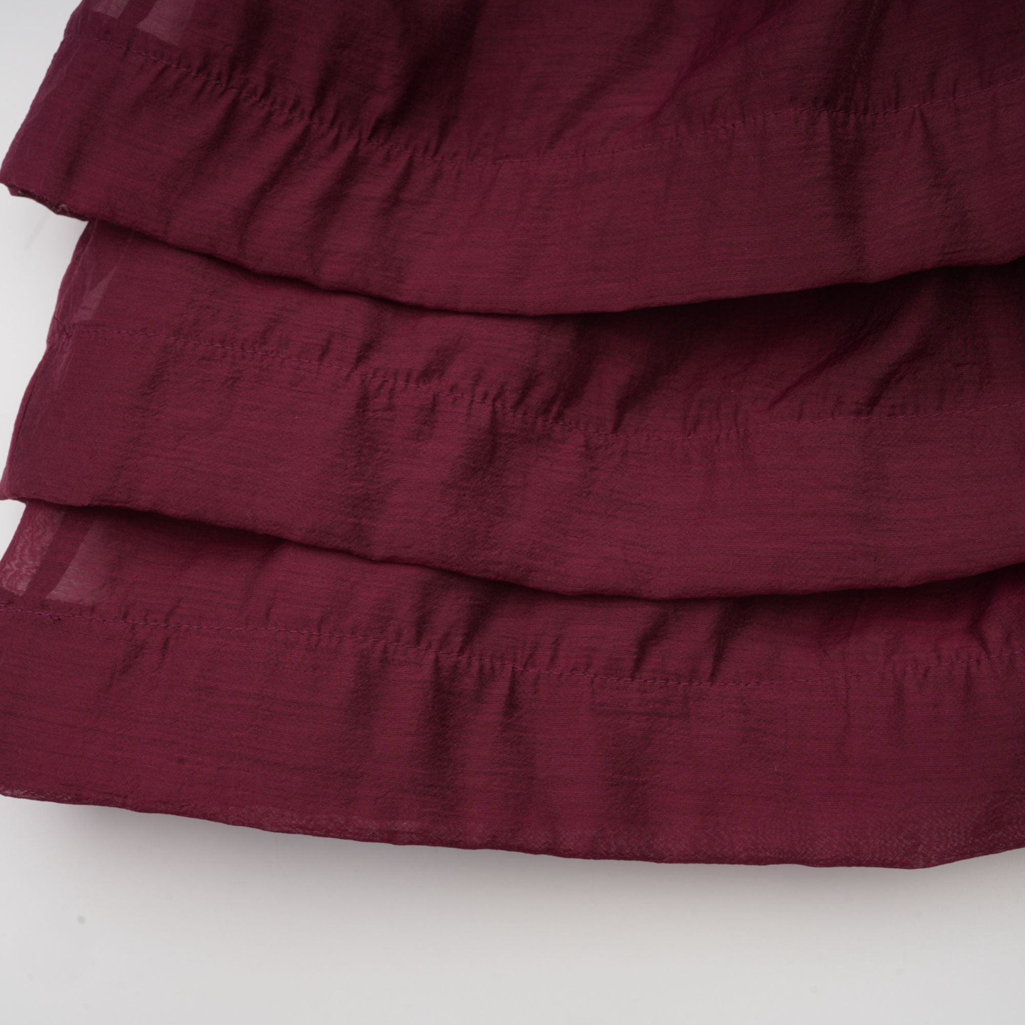 Élodie tiered flared mini dress in Red (Final Sale-US Only)