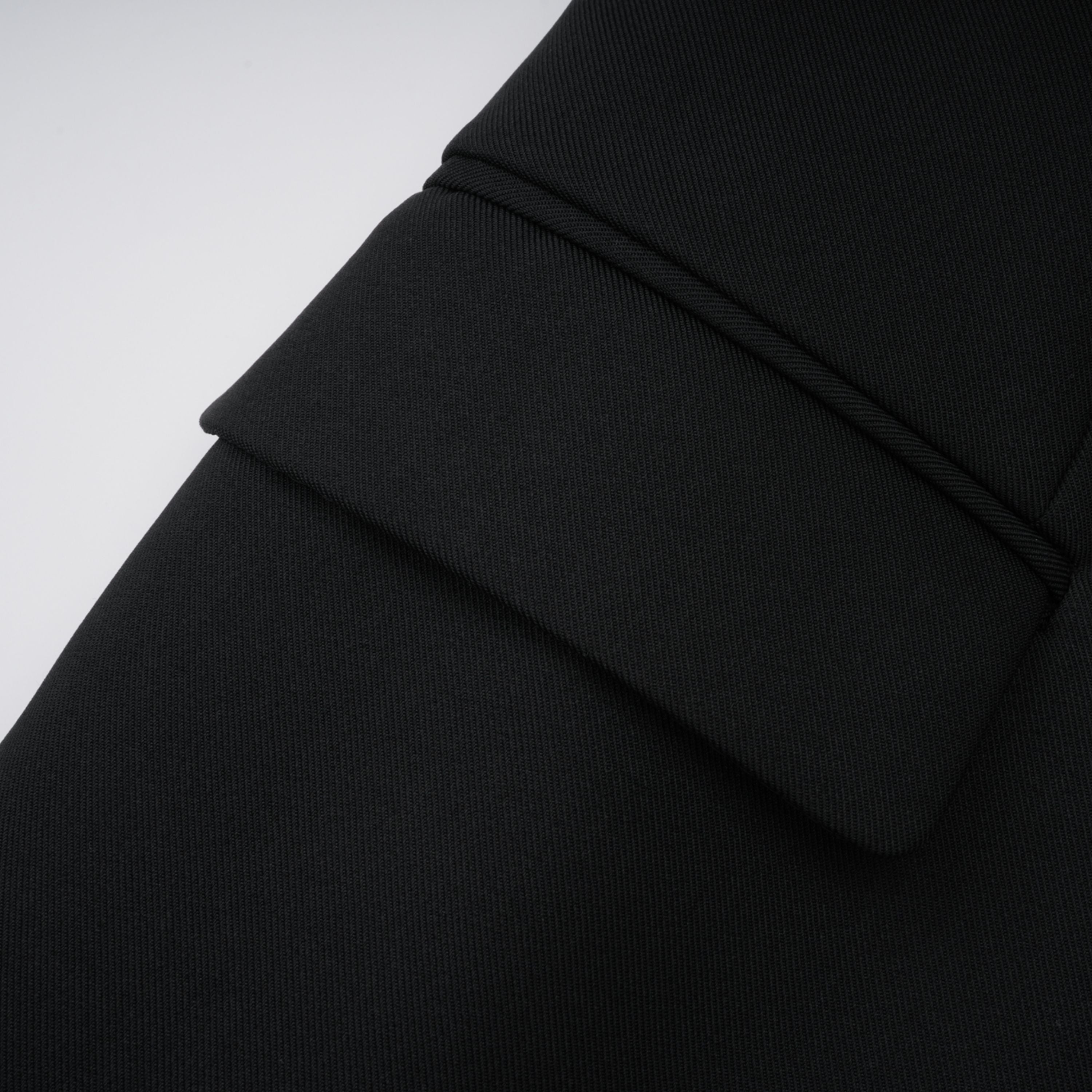 Dianthe Black Double-Breasted Oversize Blazer