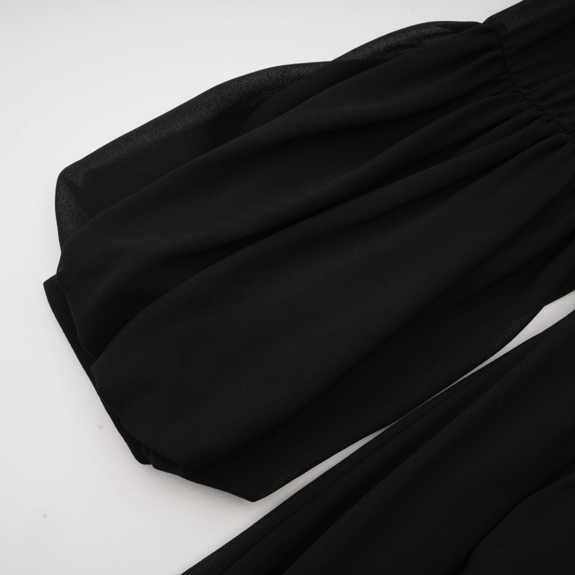 Viviane black pleated button-front midi dress (Final Sale-US Only)