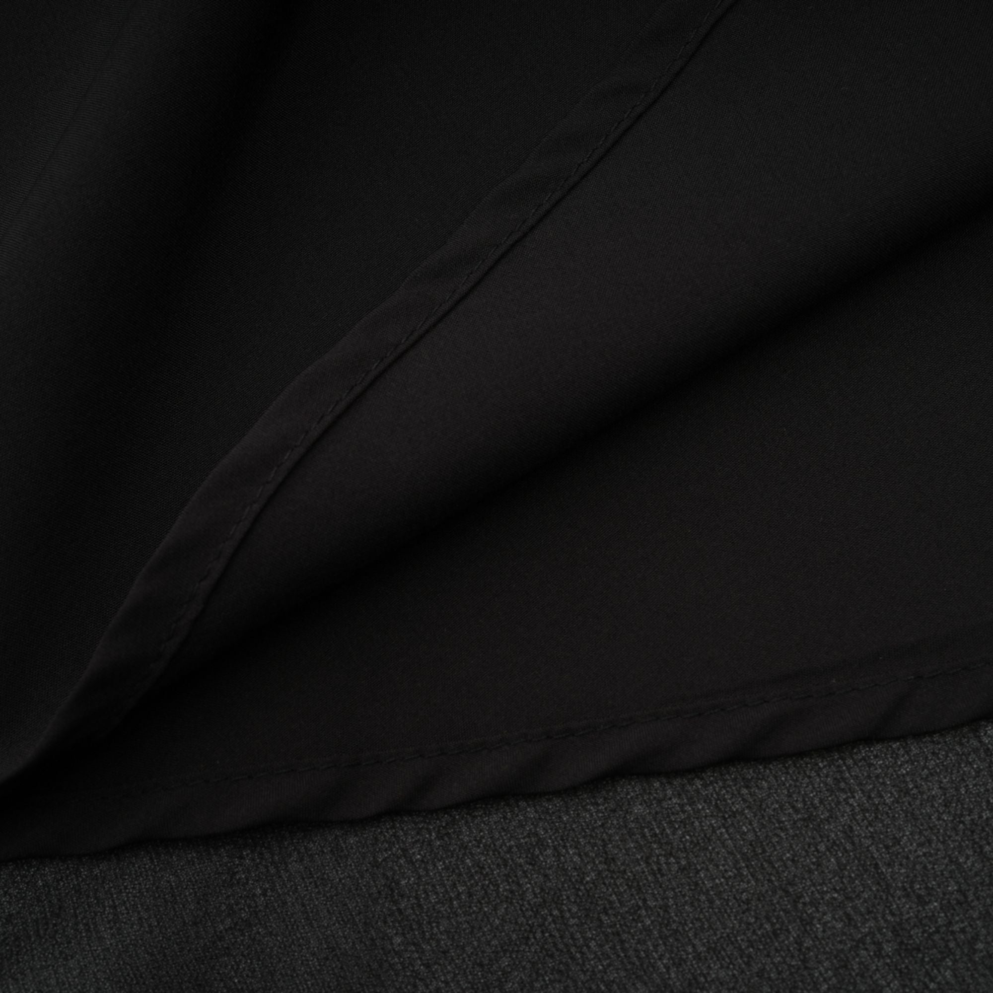 Viviane black pleated button-front midi dress (Final Sale-US Only)