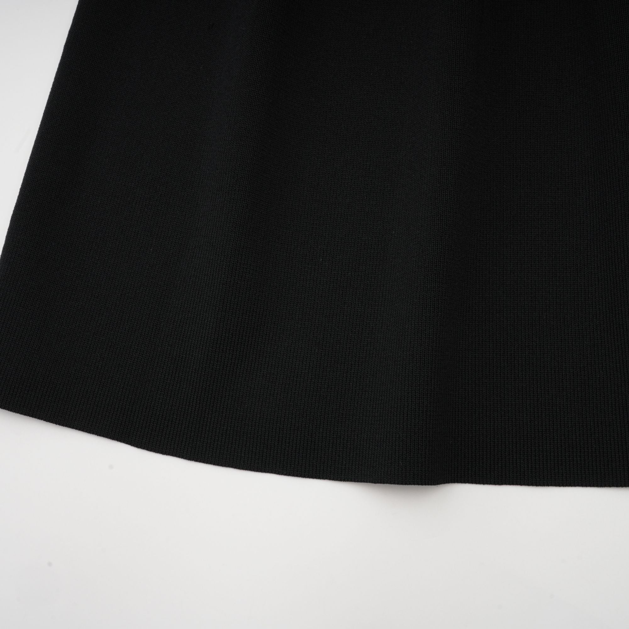 Priscille black ruffled midi dress (US Only)