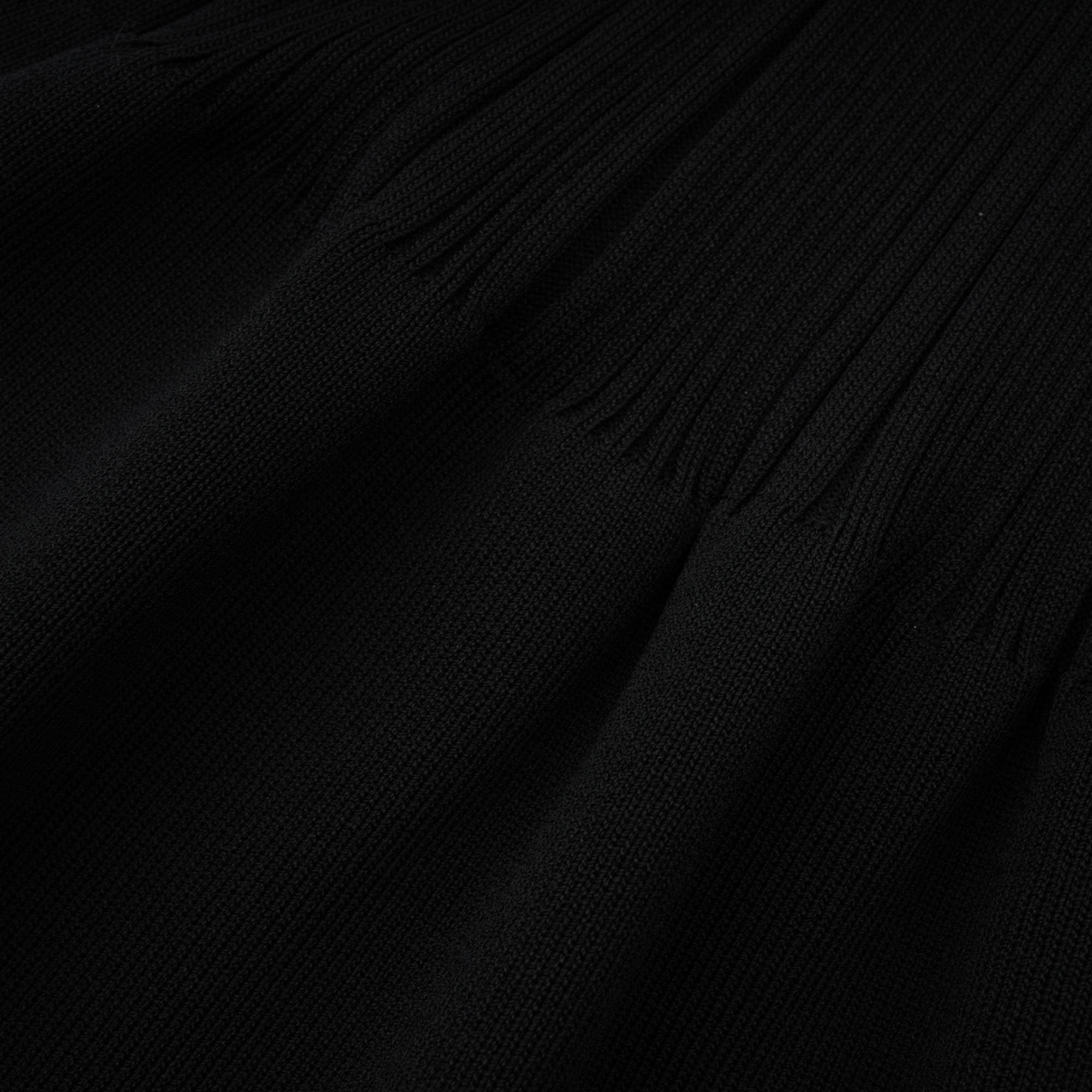 Priscille black ruffled midi dress (US Only)