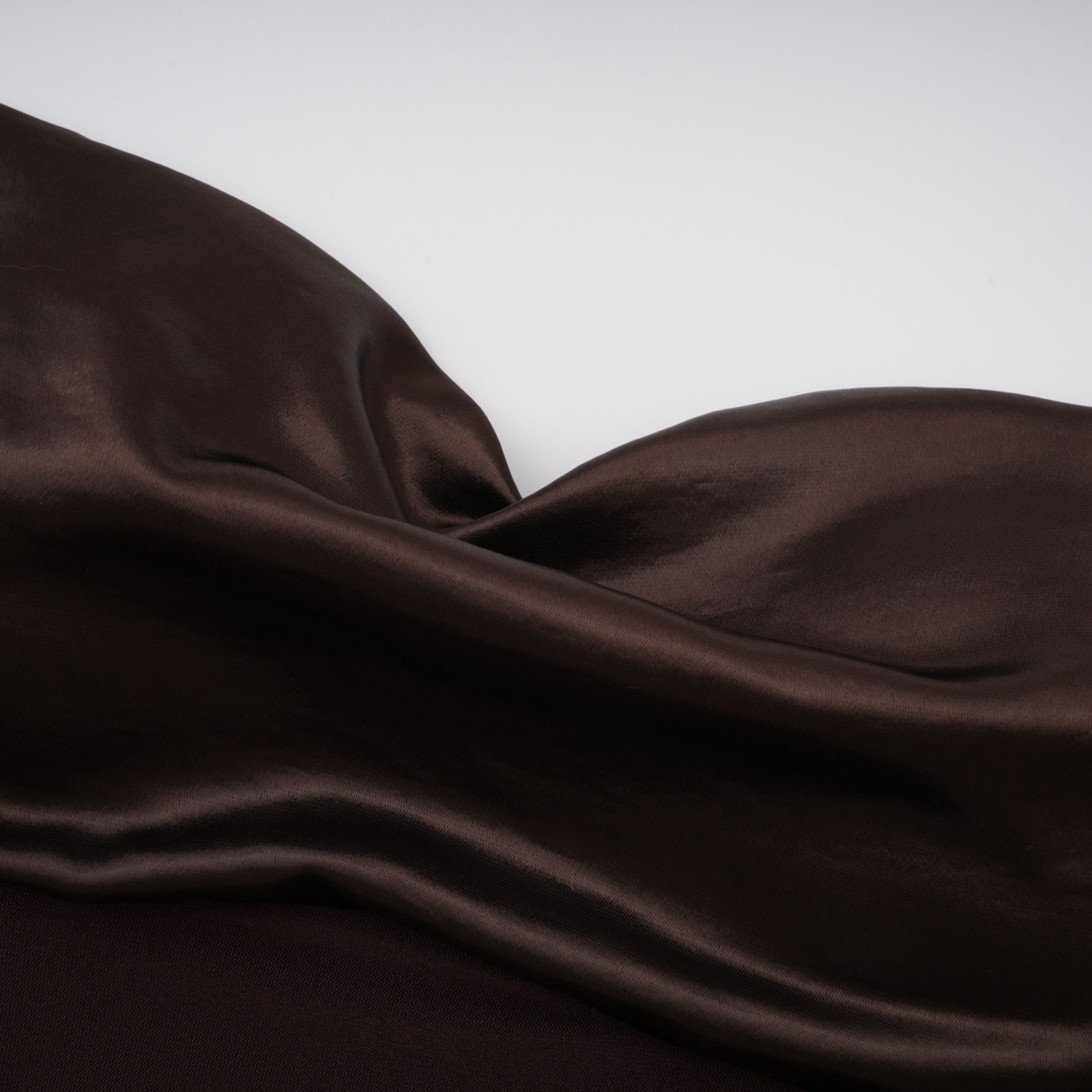 Gitta Brown Off Shoulder Satin Maxi Gown (Final Sale-US Only)