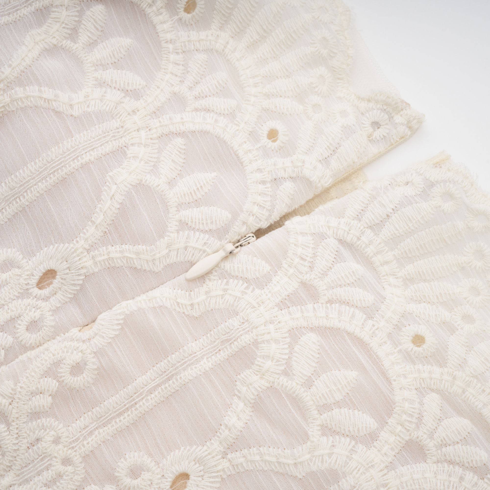 Anaïs faux-pearl embellished cut-out midi dress