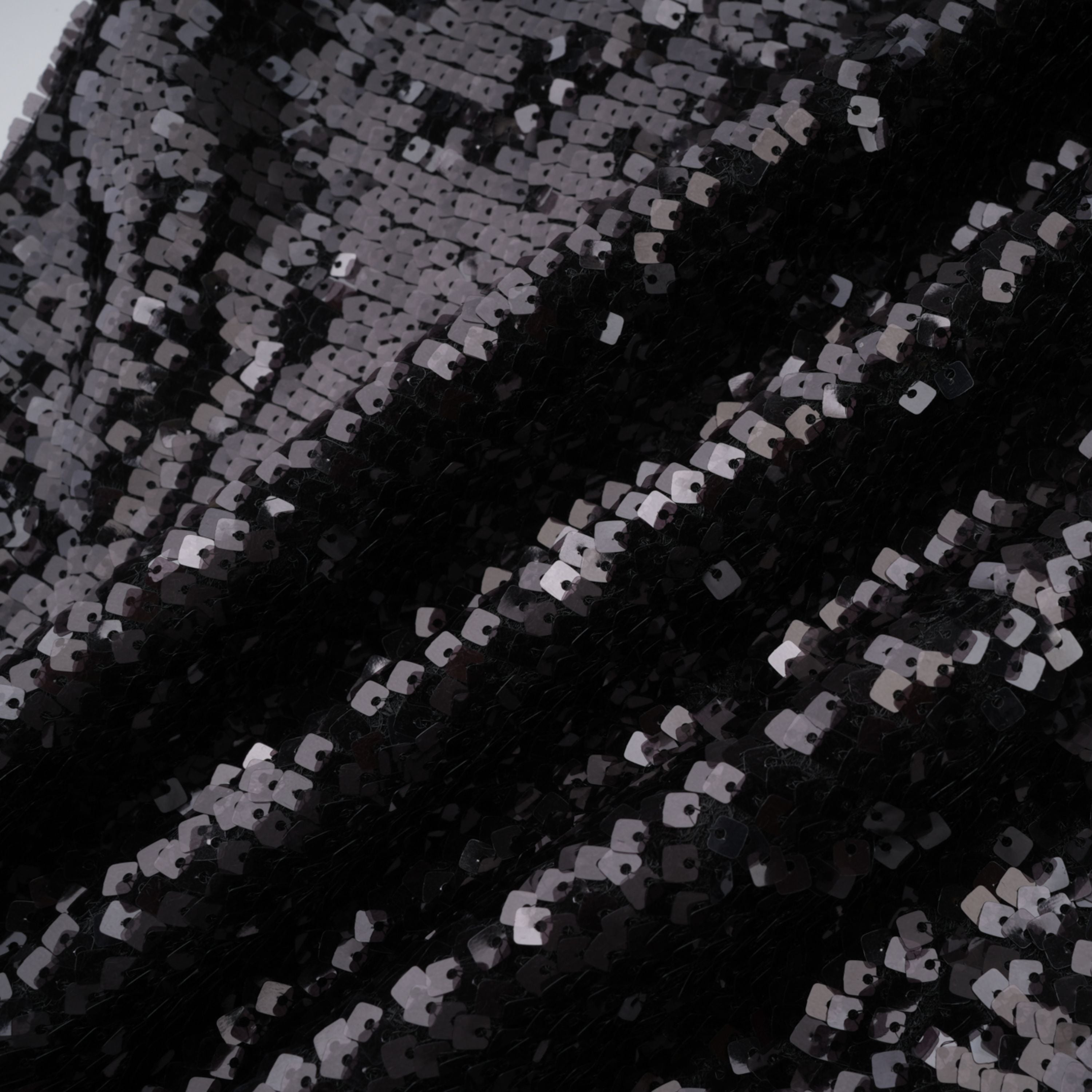 Ava Black Lace Panel Sequined Maxi Dress (Final Sale-US Only)