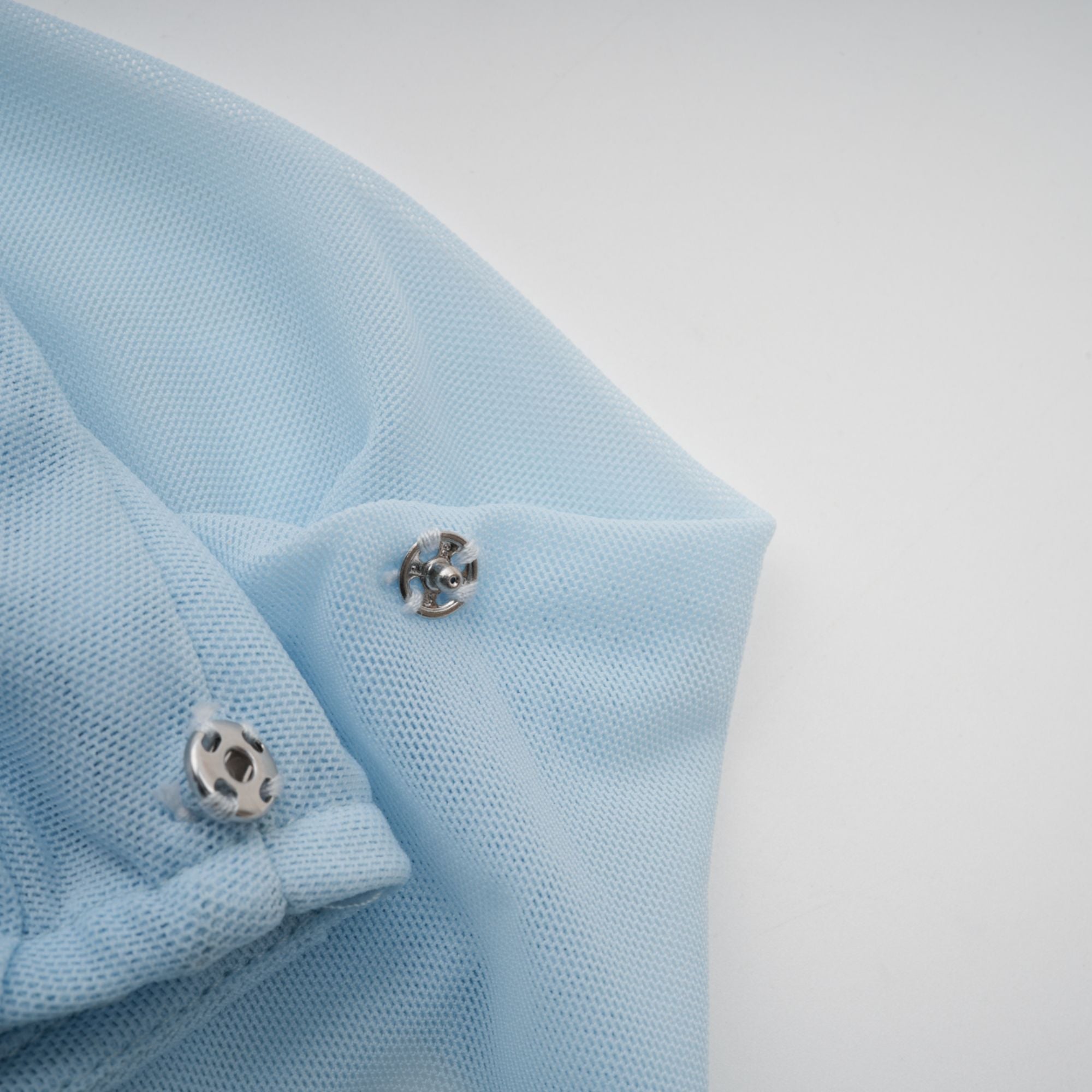 Catherine asymmetric pleated maxi dress in Baby-blue