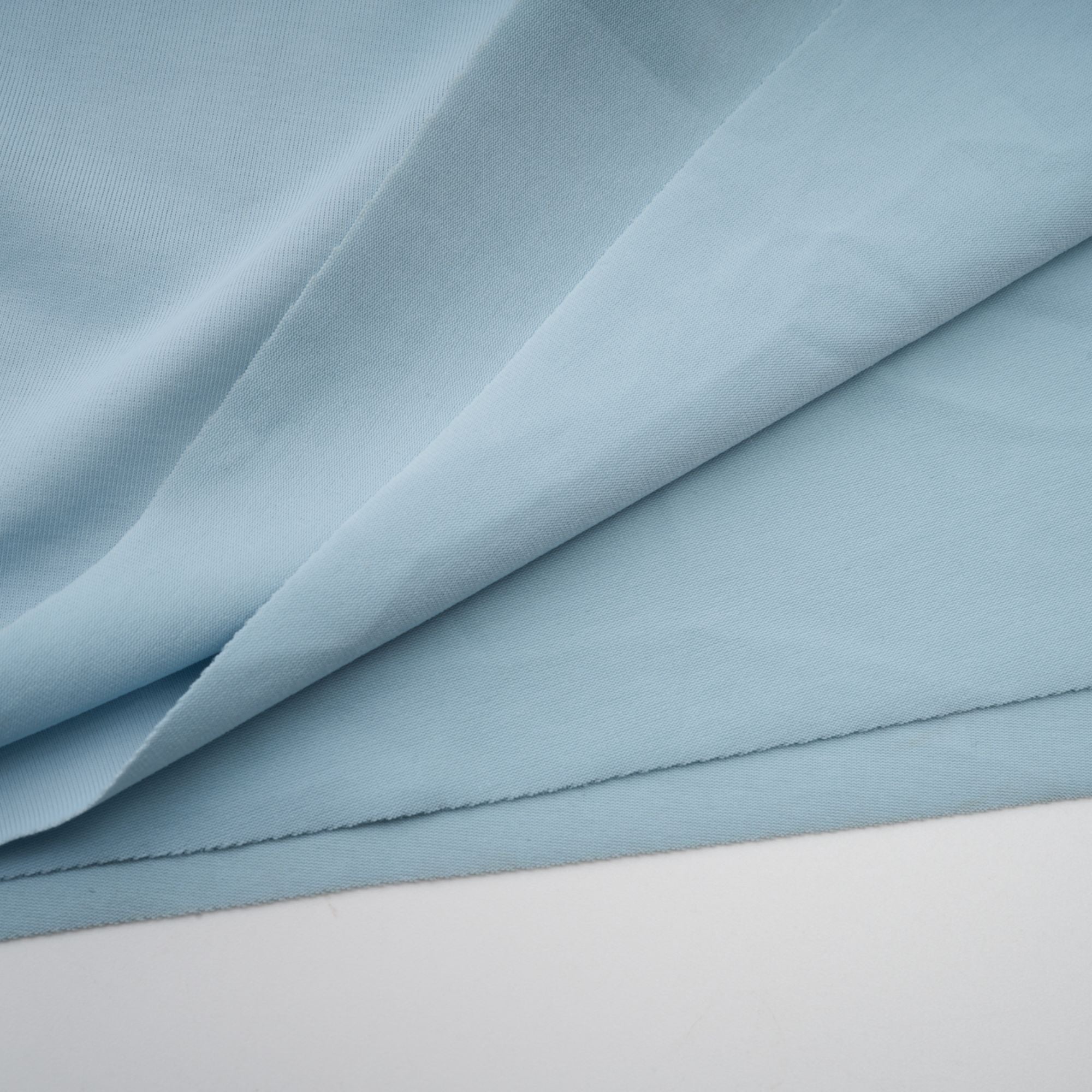 Catherine asymmetric pleated maxi dress in Baby-blue