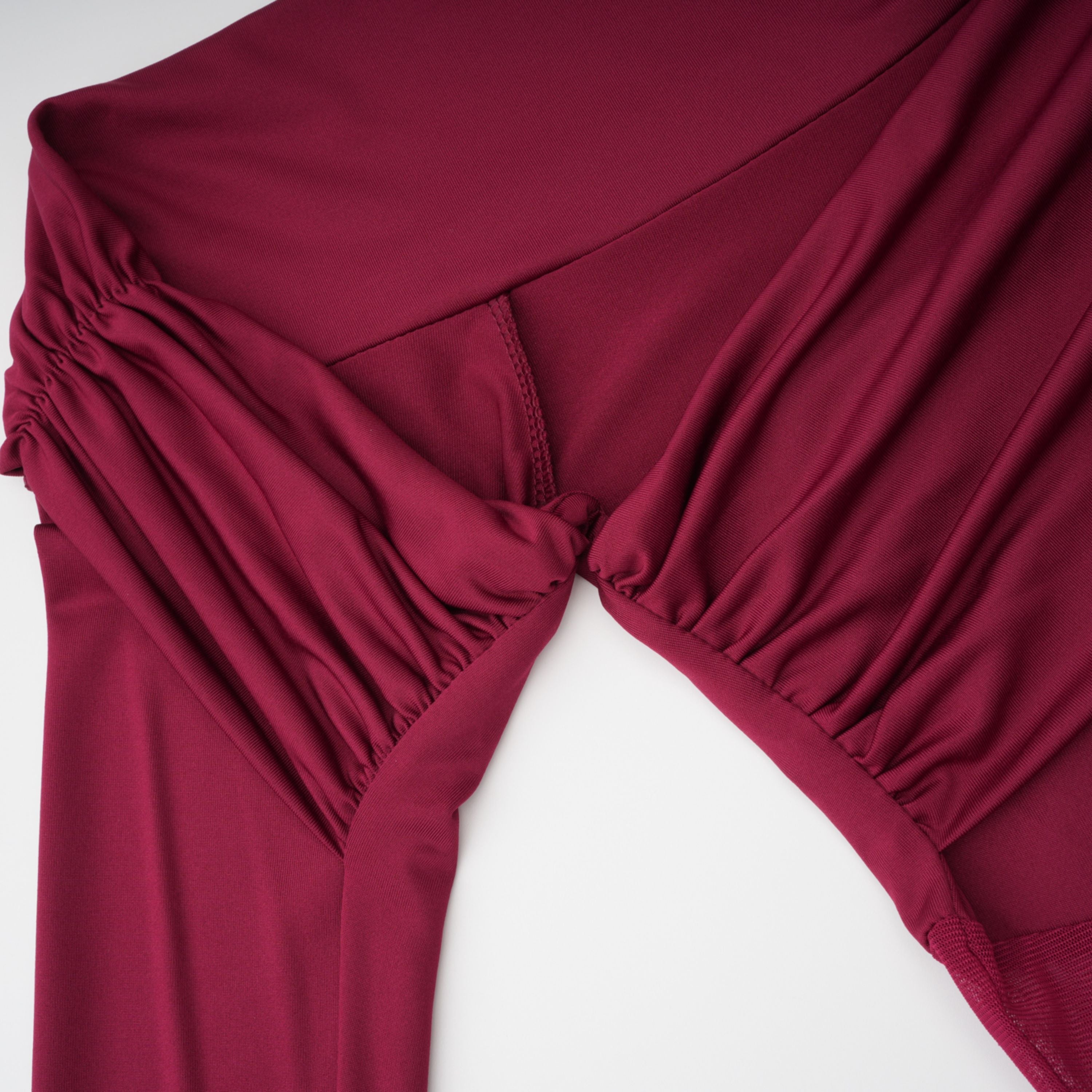 Anastasia Burgundy One Shoulder Gathered Maxi Dress (Final Sale)