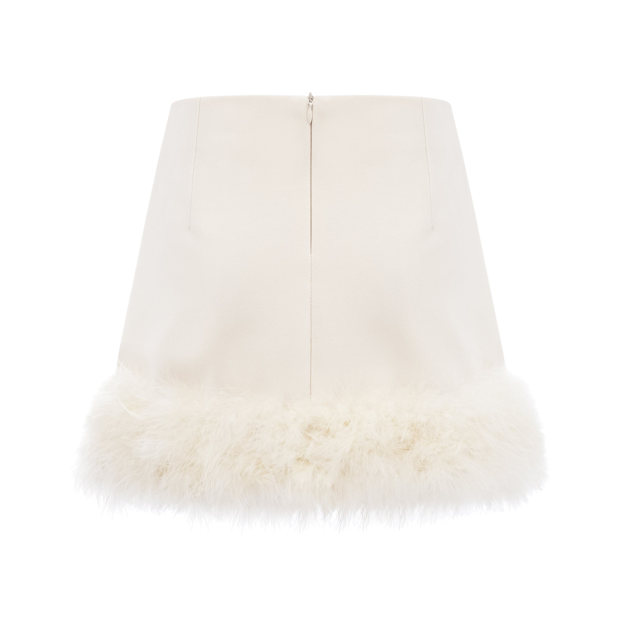 Valérie feather-hem blazer & skirt matching set (Final Sale-US Only)