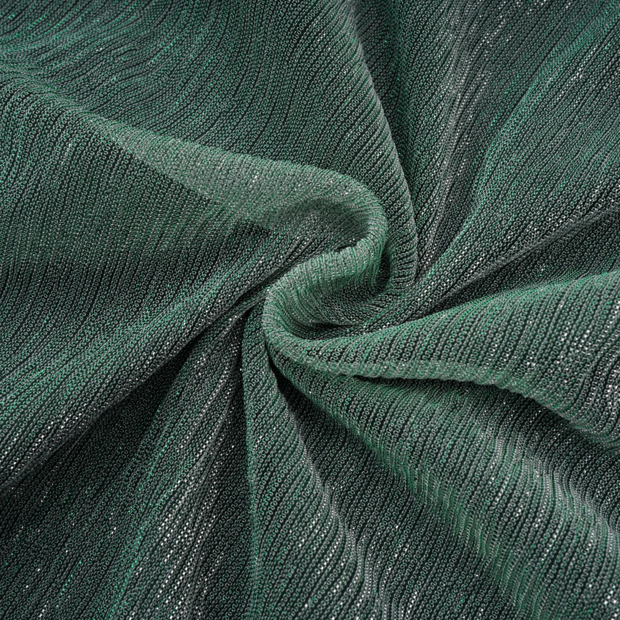 Delphine green ribbon-design corset maxi dress