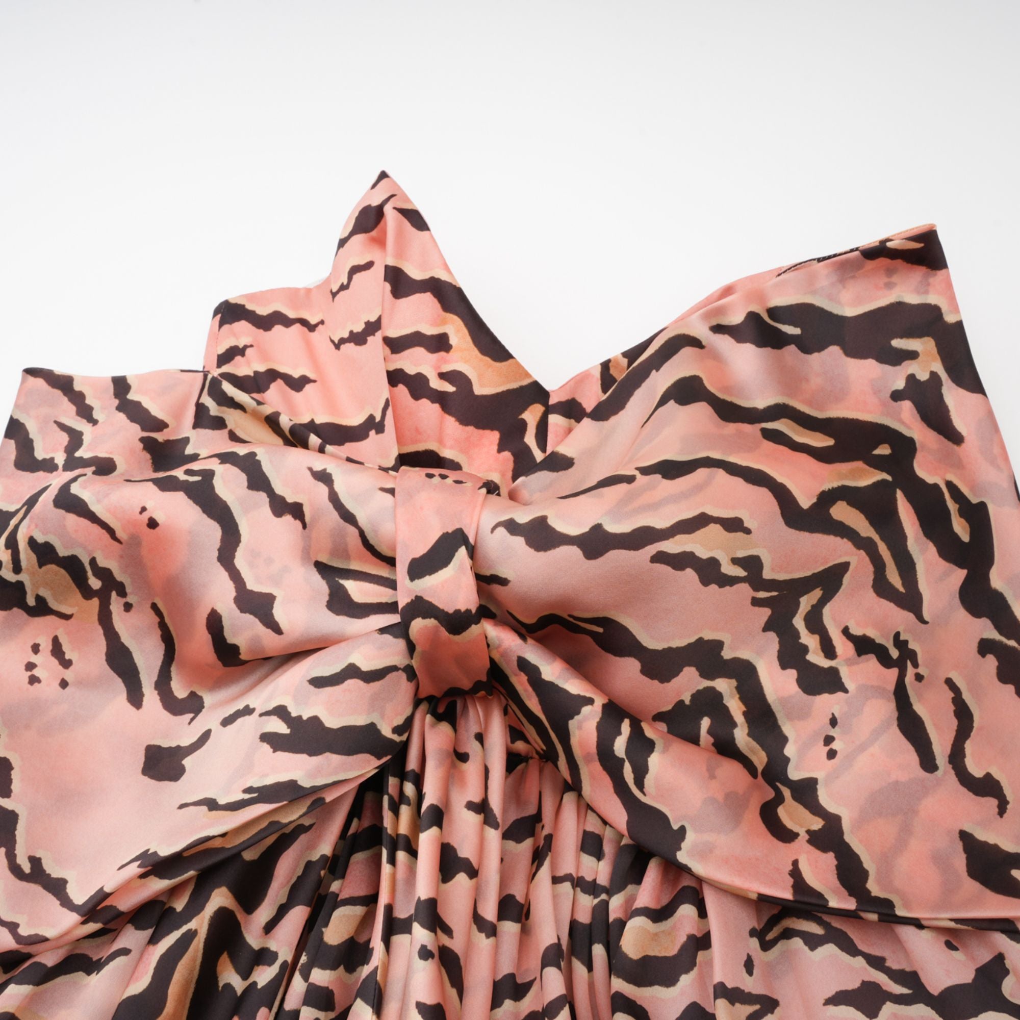 Lillie bow-detail flared mini dress (US Only)