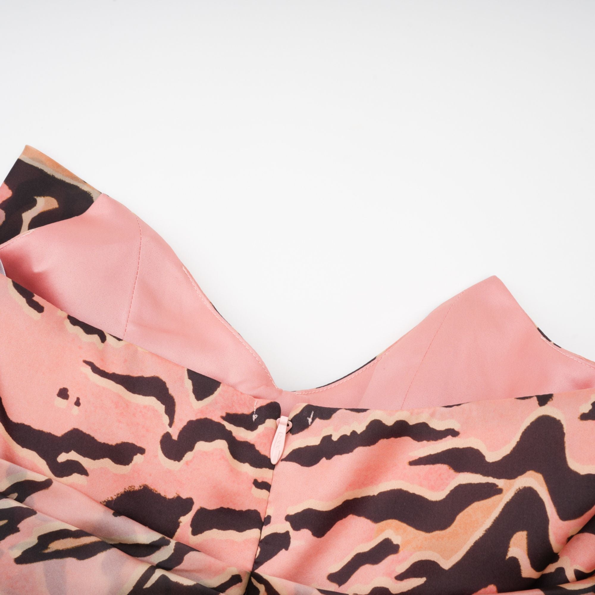 Lillie bow-detail flared mini dress (US Only)