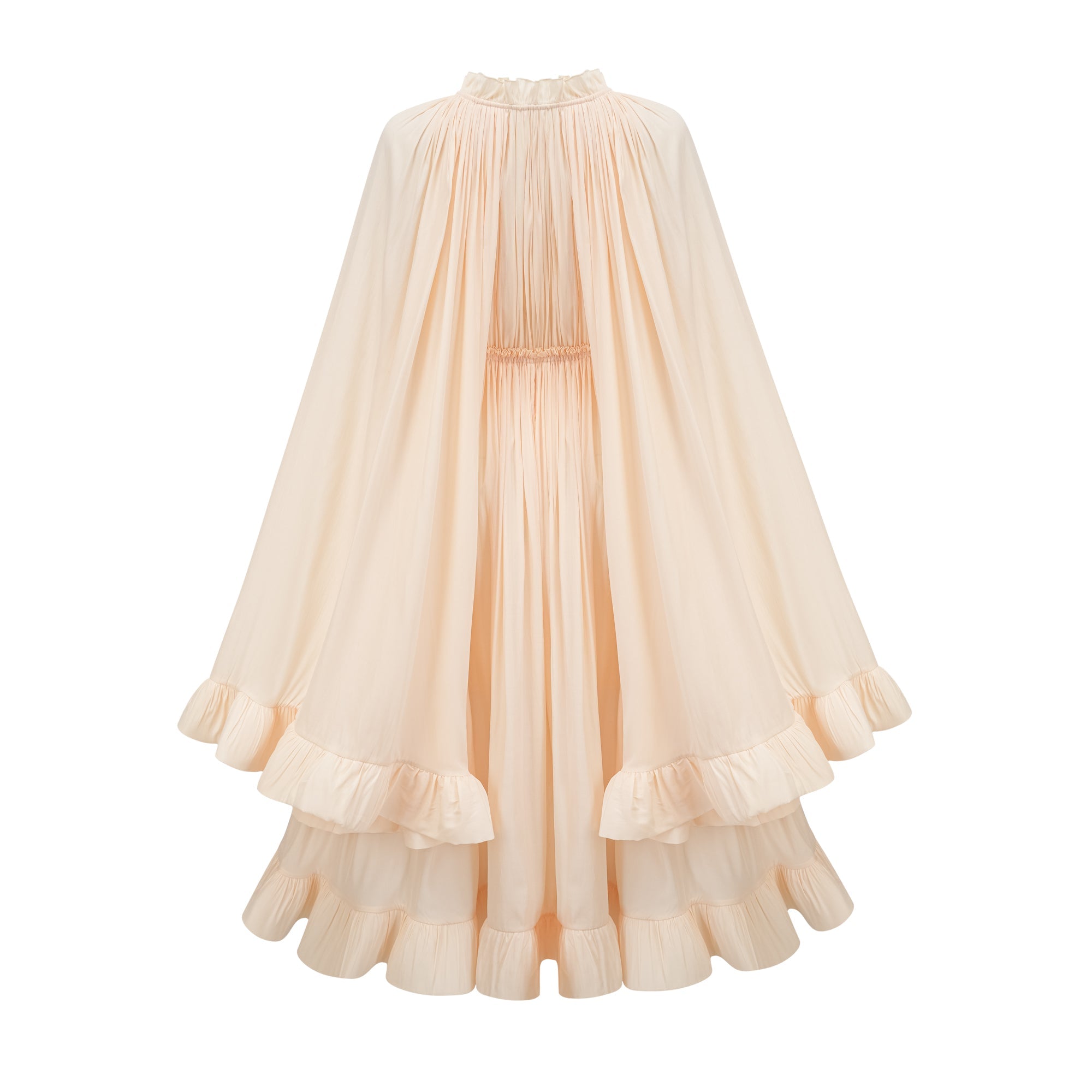 Charlene cape-design midi dress (Final Sale-US Only)