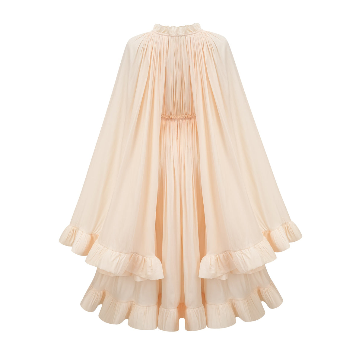 Charlene cape-design midi dress (Final Sale-US Only)