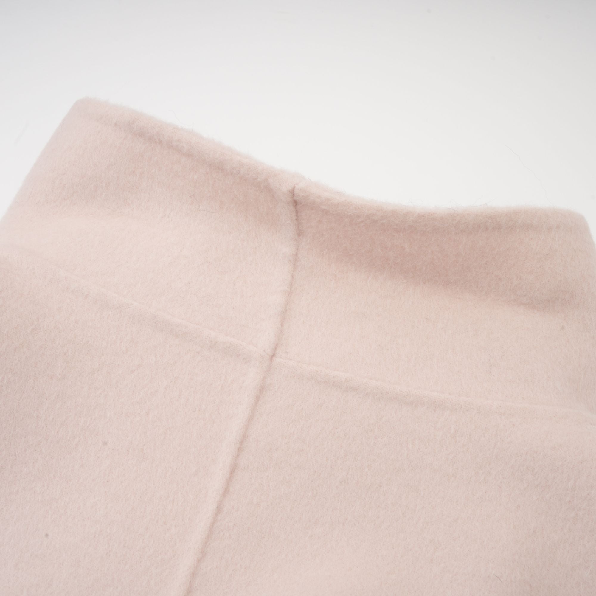 Vienne pink diagonal-placket short coat (Final Sale)