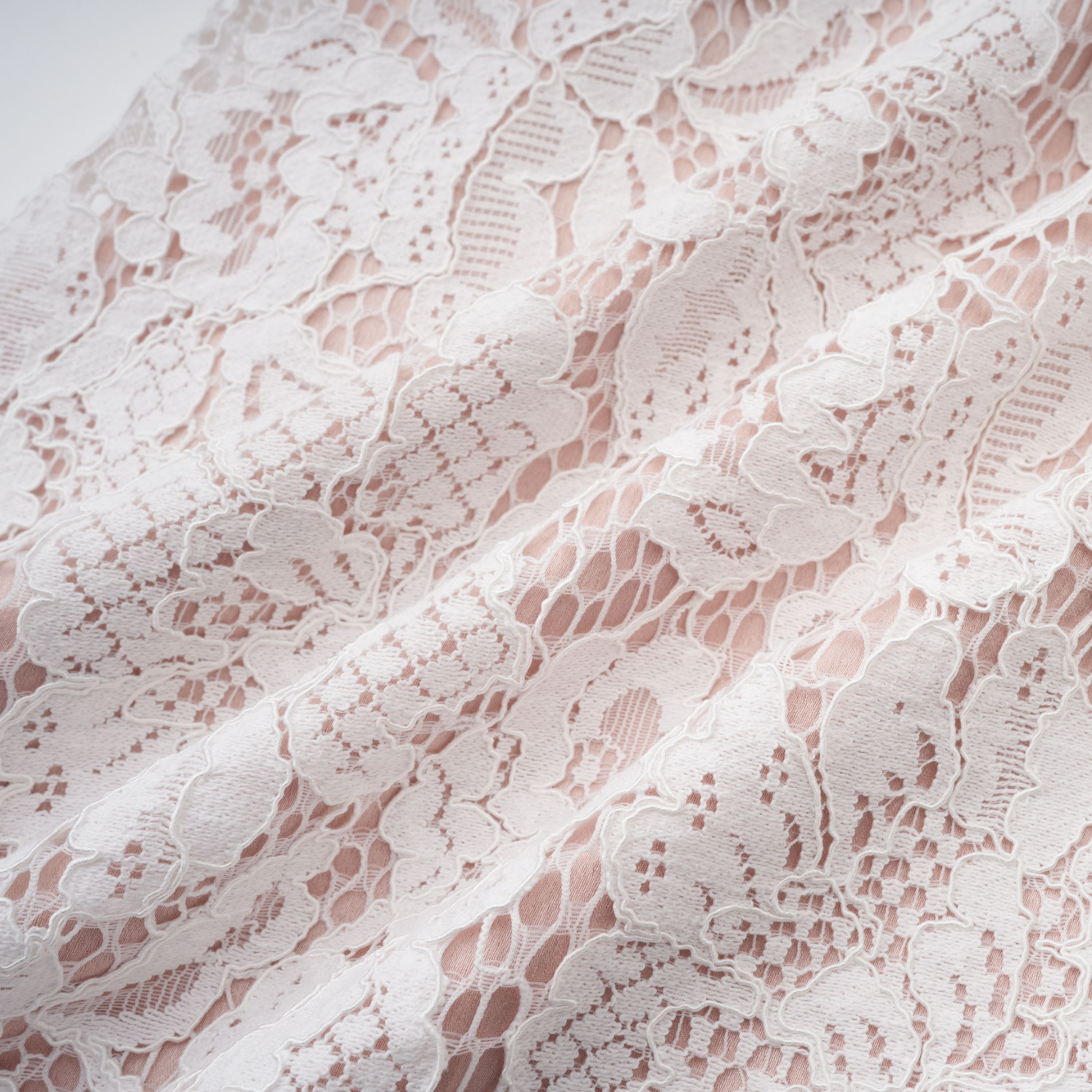 Marzia White Ribbon Detail Floral Lace Maxi Dress (Final Sale-US Only)