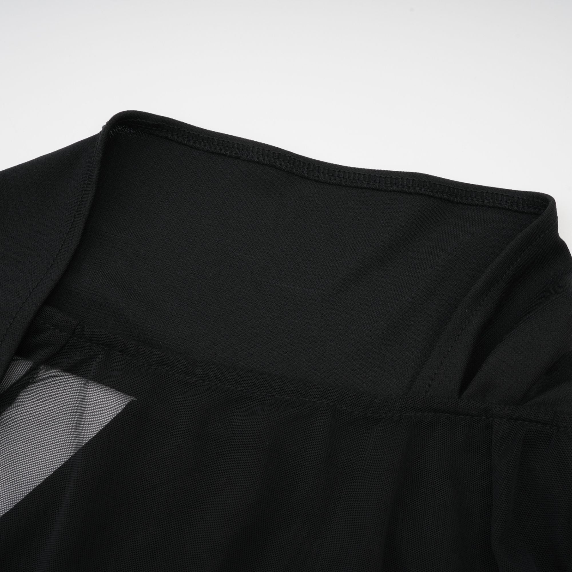 Clarisse semi-sheer ruched midi dress (Final Sale-US Only)