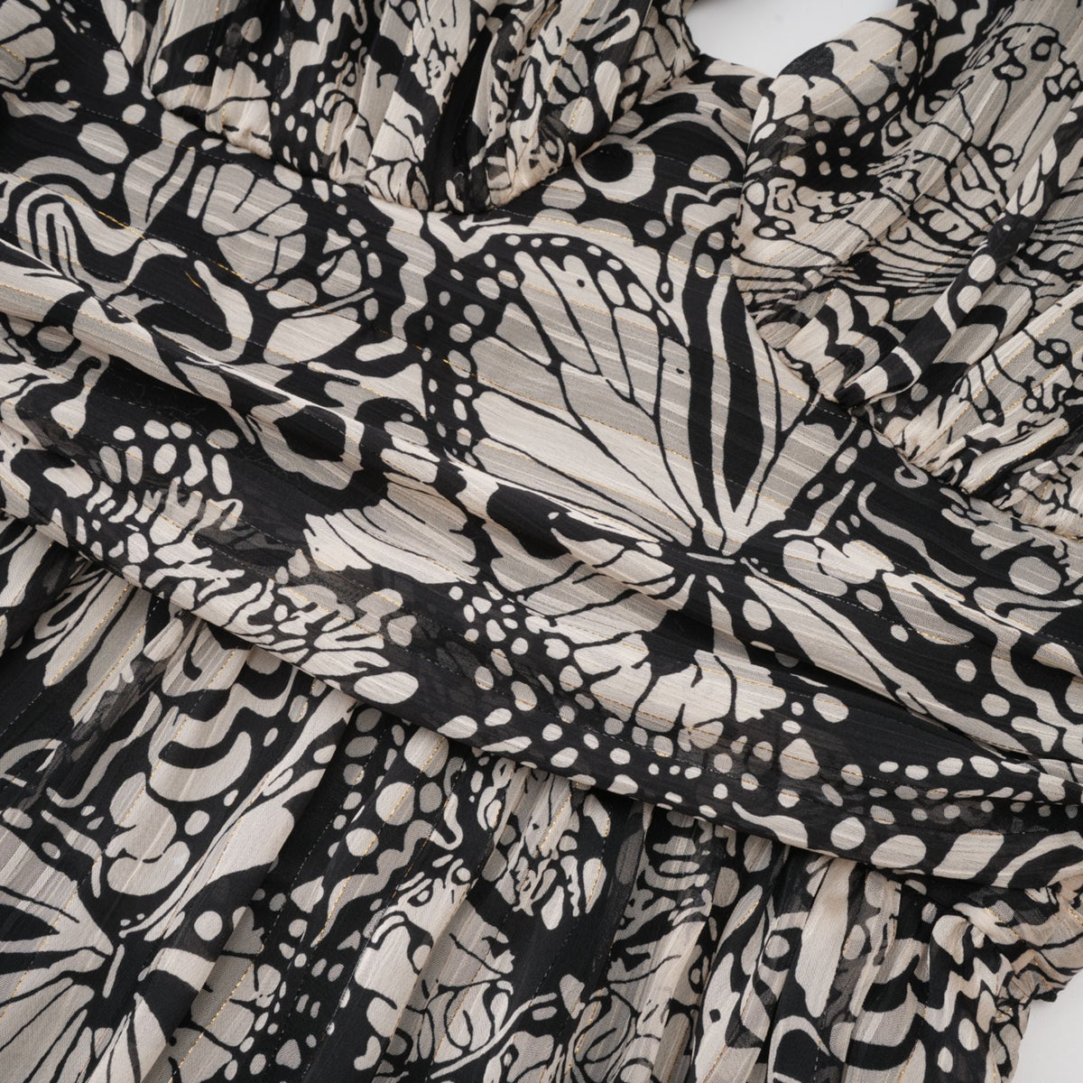 Perrine pattern-print V-neck mini dress (Final Sale)