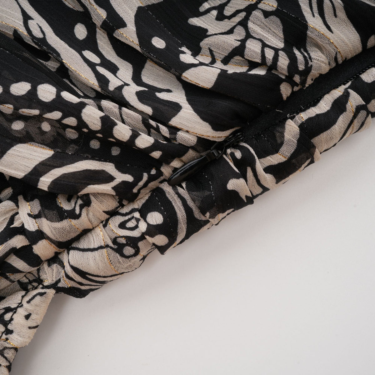 Perrine pattern-print V-neck mini dress (Final Sale)