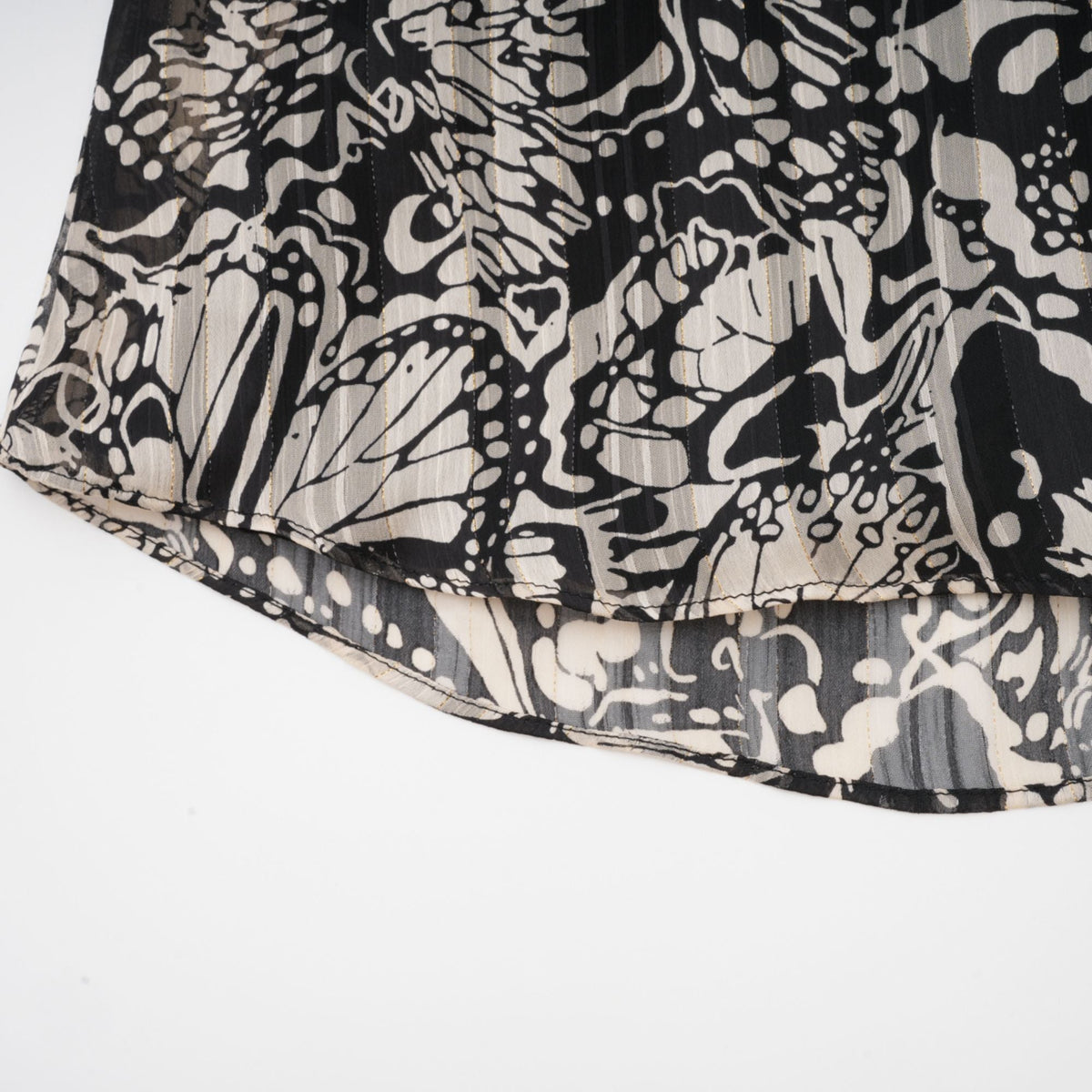 Perrine pattern-print V-neck mini dress (Final Sale)