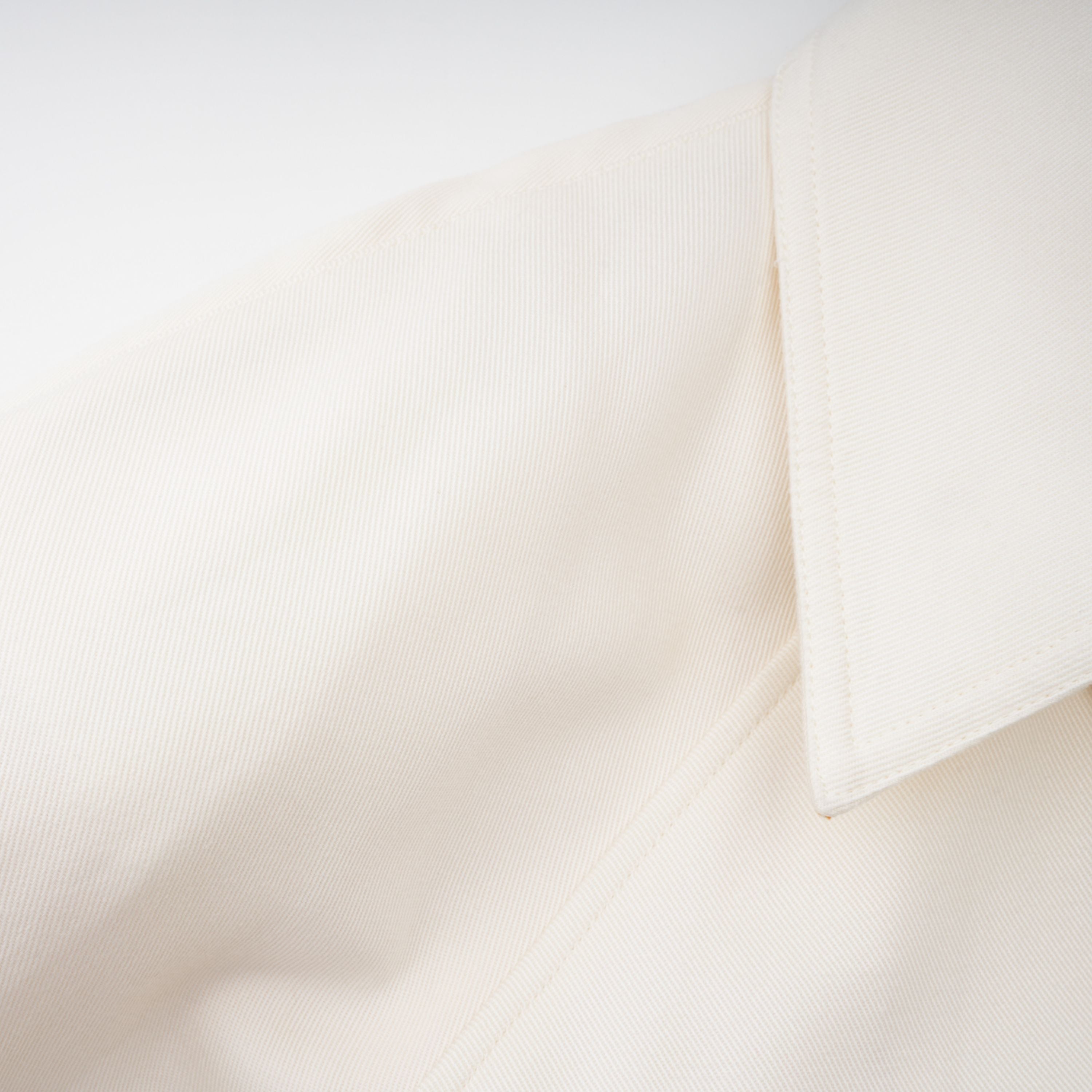 Ambre Cream White Belted Trench Coat (Final Sale-US Only)